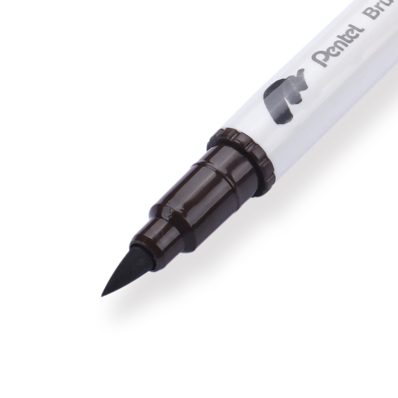 Pentel Brush Sign Pen Twin - Dark Brown - Image 2