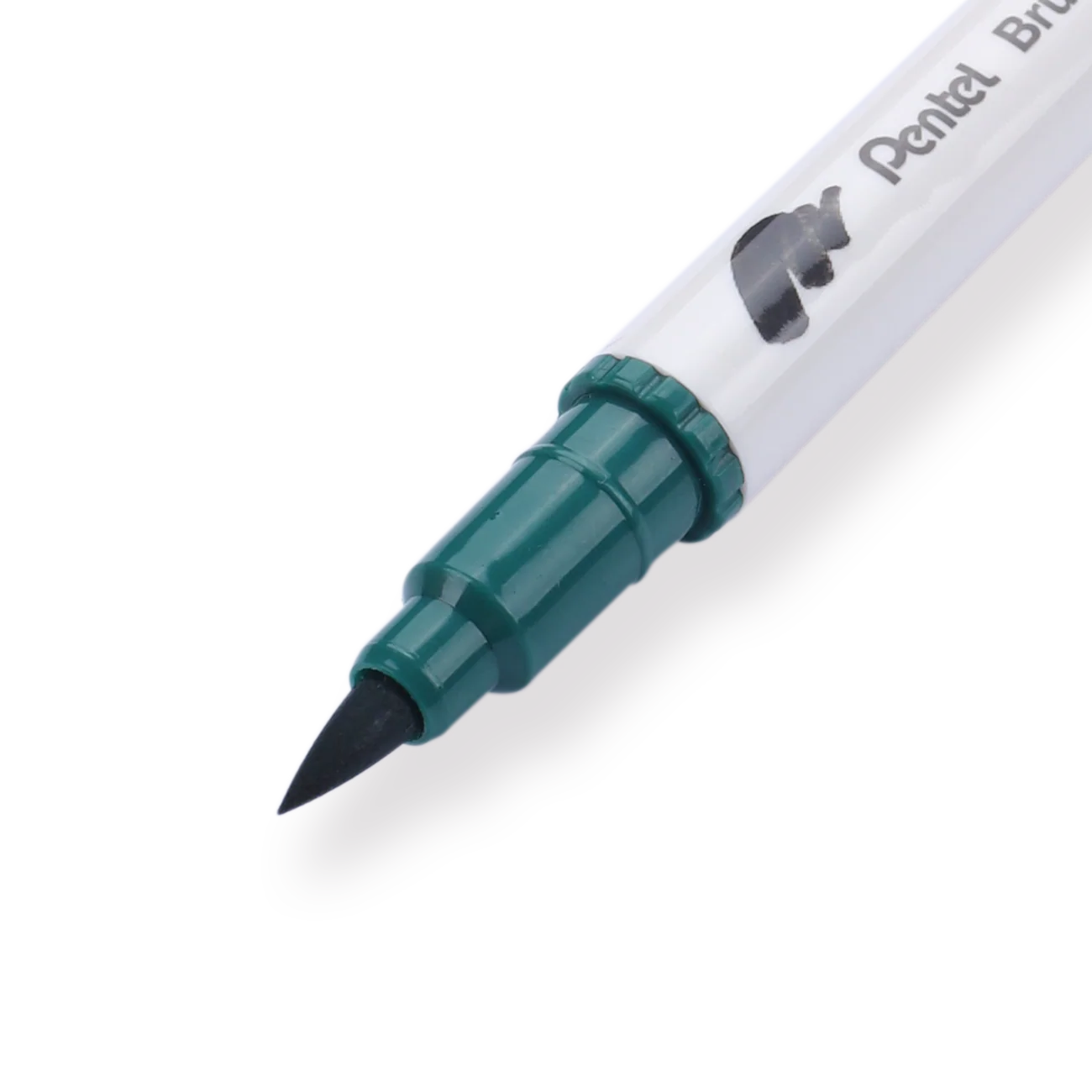 Pentel Brush Sign Pen Twin - Dark Green - Image 2