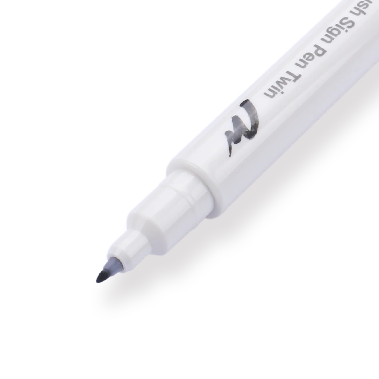 Pentel Brush Sign Pen Twin - Olive Green - Image 3
