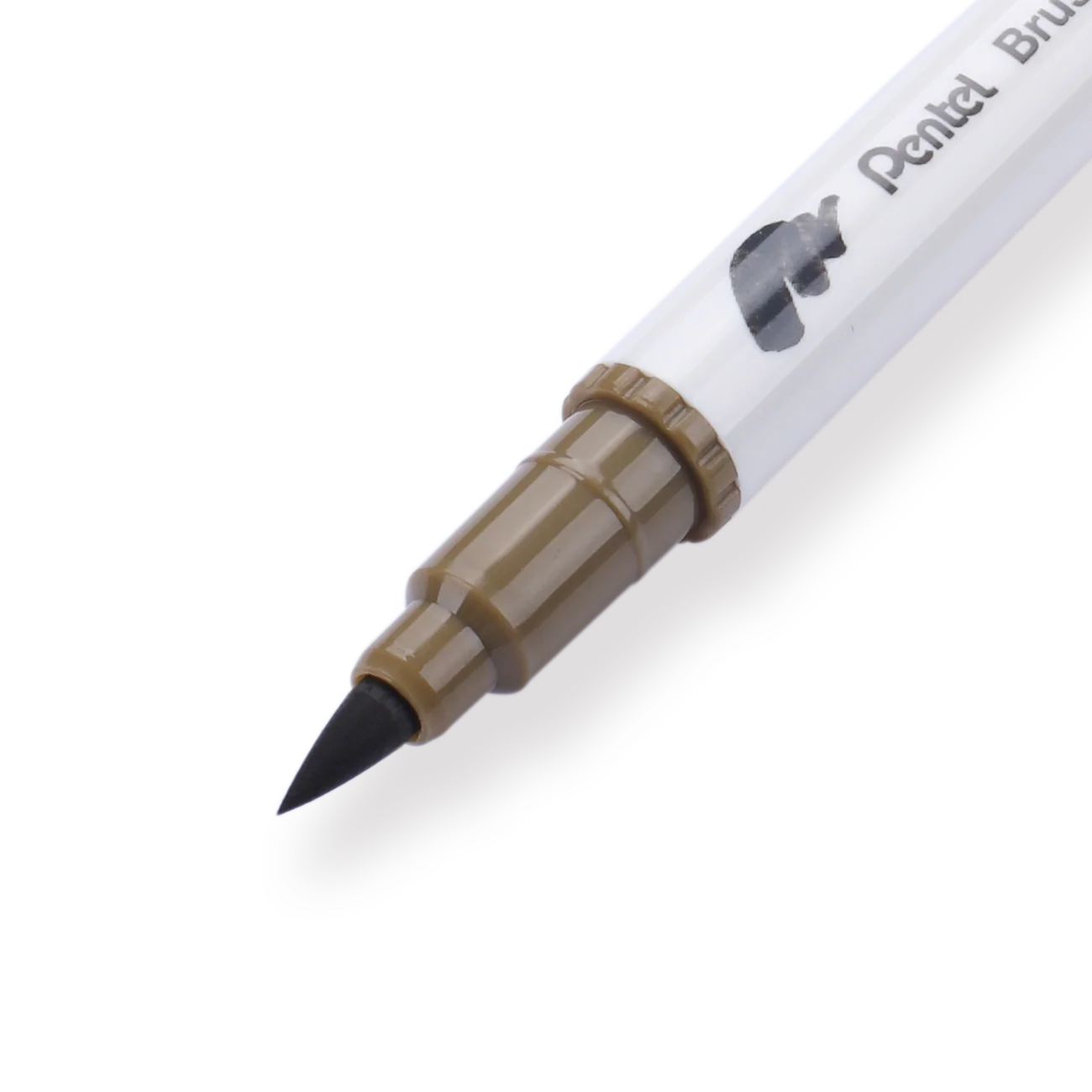 Pentel Brush Sign Pen Twin - Raw Umber - Image 2