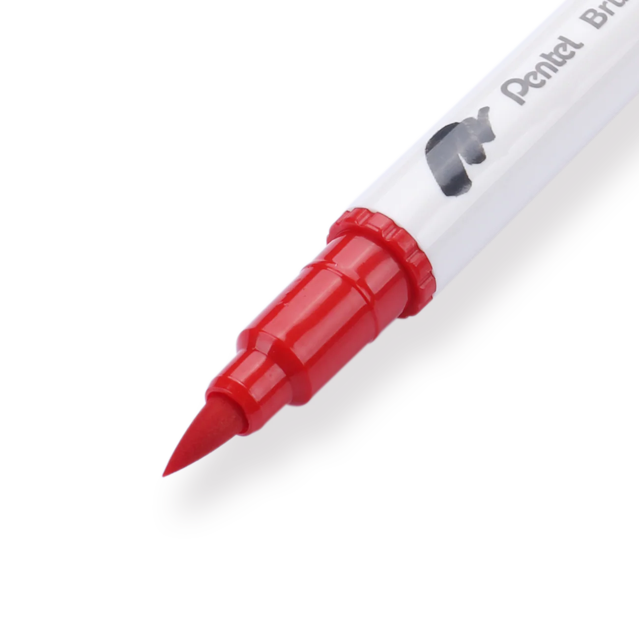 Pentel Brush Sign Pen Twin - Red - Image 2