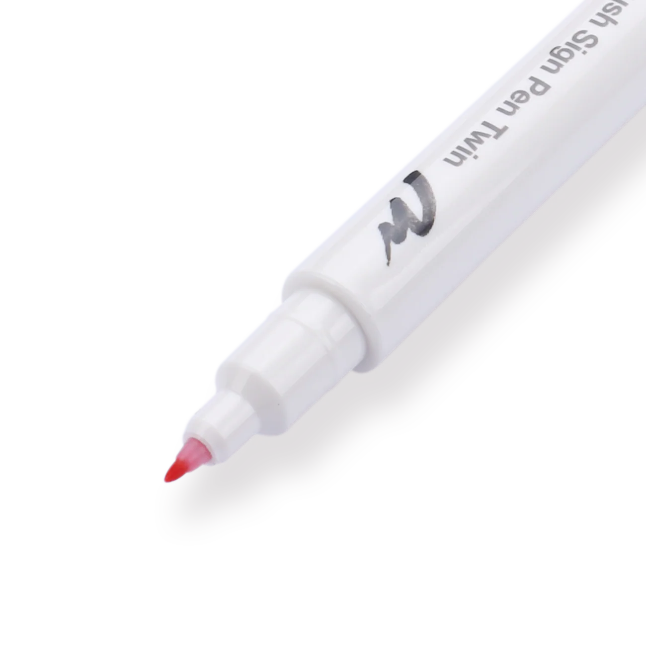 Pentel Brush Sign Pen Twin - Red - Image 3