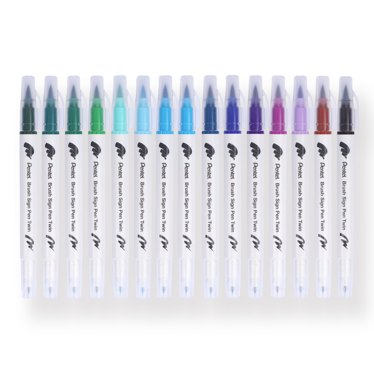 Pentel Brush Sign Pen Twin - Set of 30 - Image 2