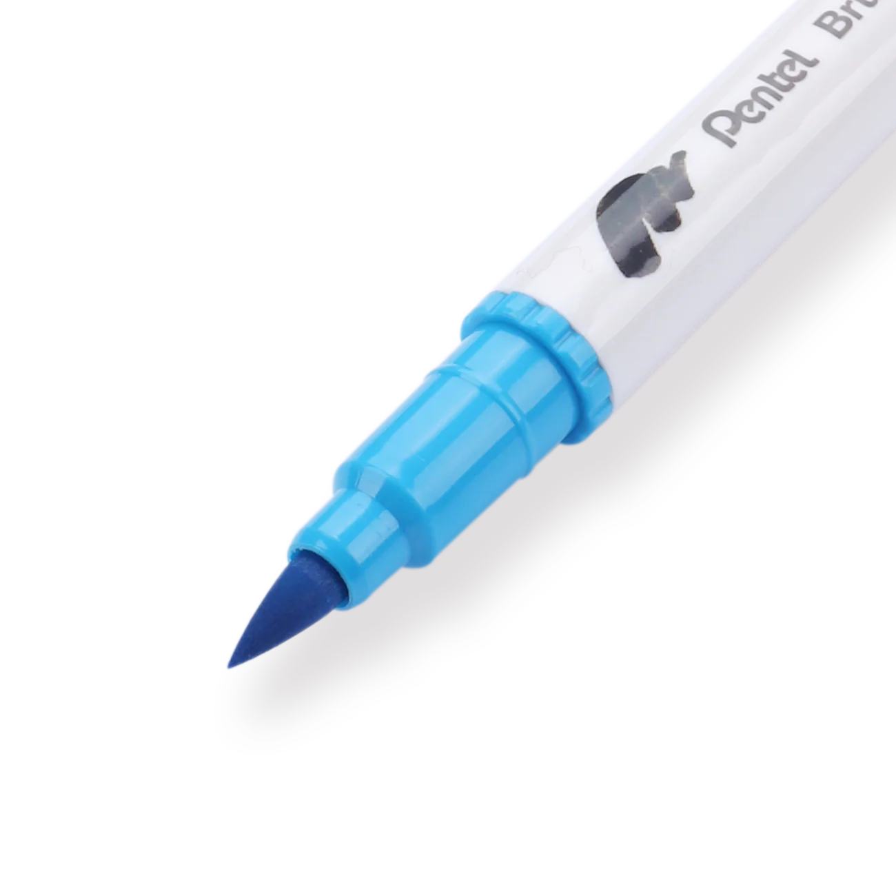 Pentel Brush Sign Pen Twin - Sky Blue - Image 2