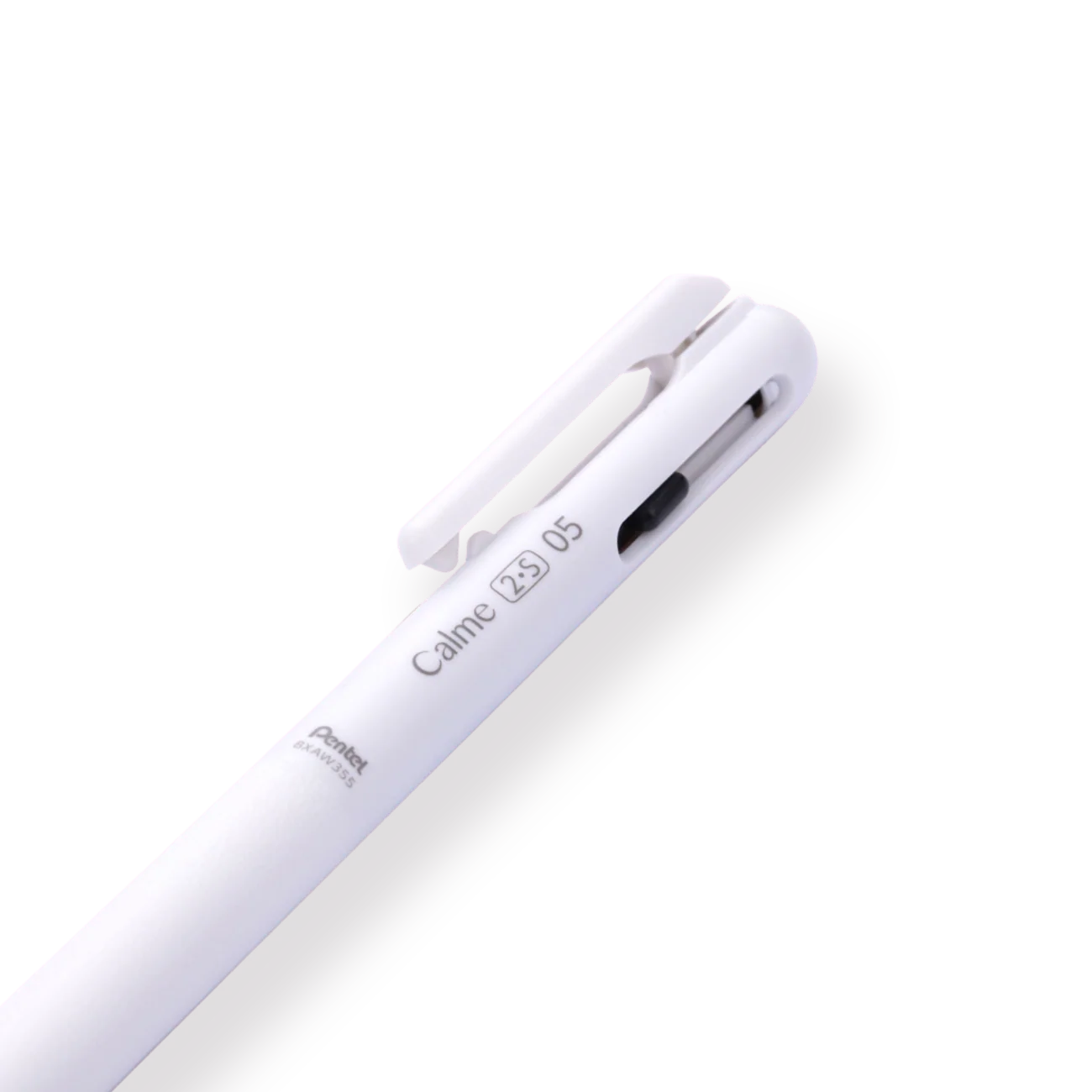 Pentel Calme 2 Color 0.5 mm Ballpoint Pen + 0.5 mm Mechanical Pencil - White Body - Image 3