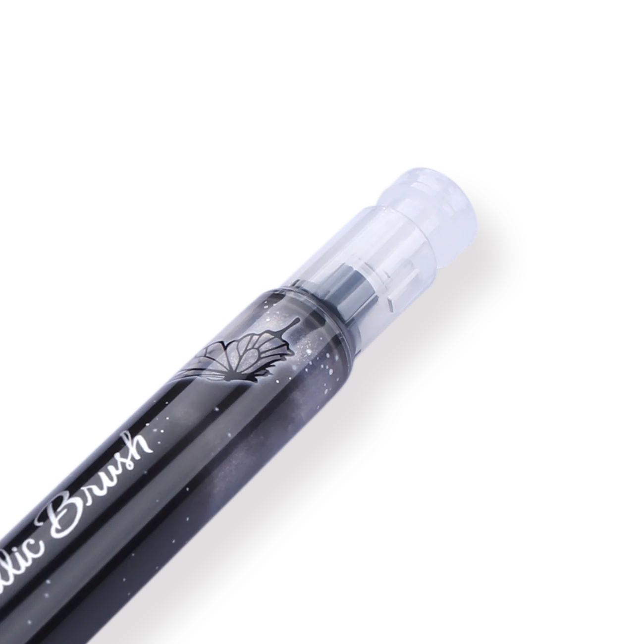 Pentel Dual Metallic Brush Pen - Silver - Image 3
