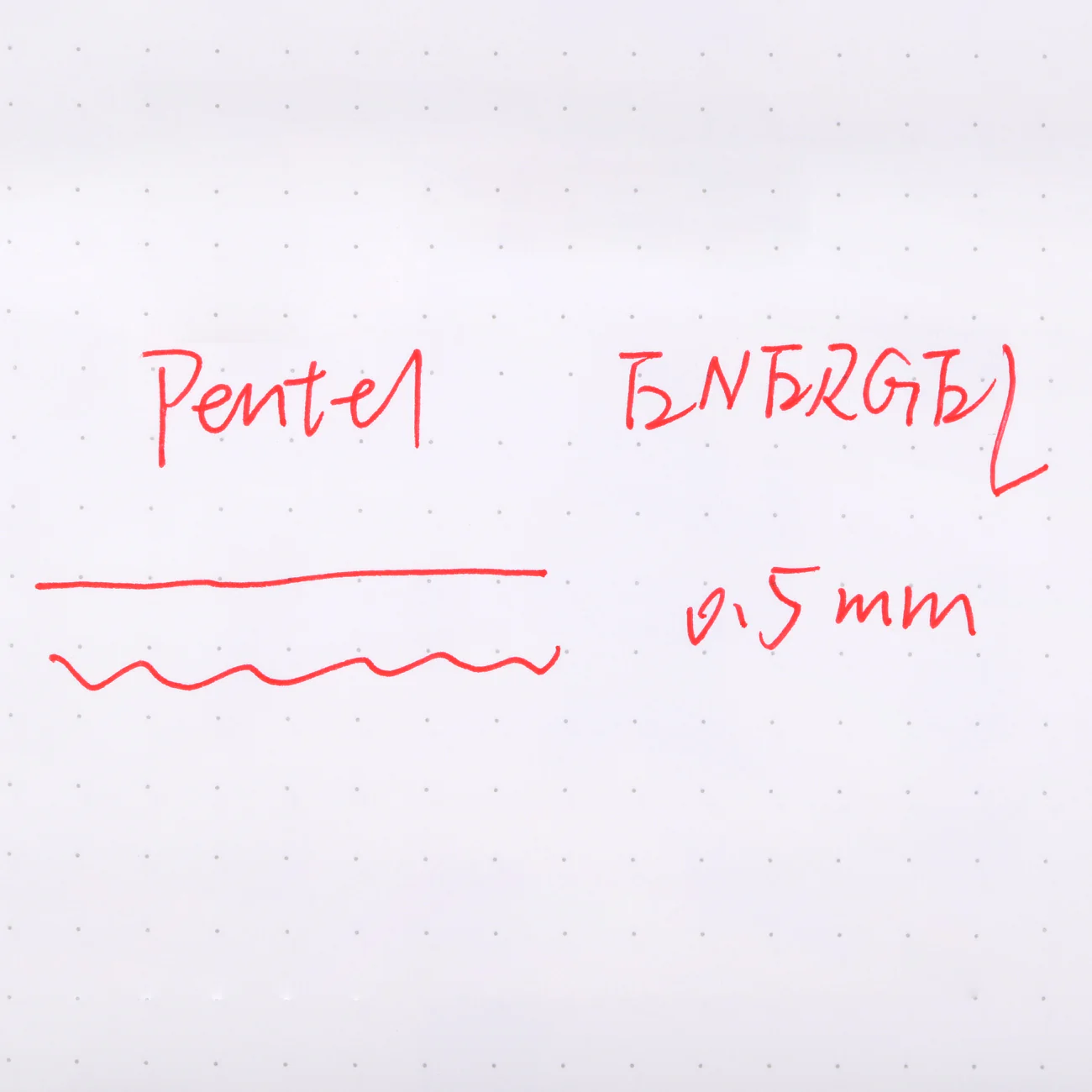 Pentel EnerGel Infree Gel Pen - 0.5 mm - Red - Image 4