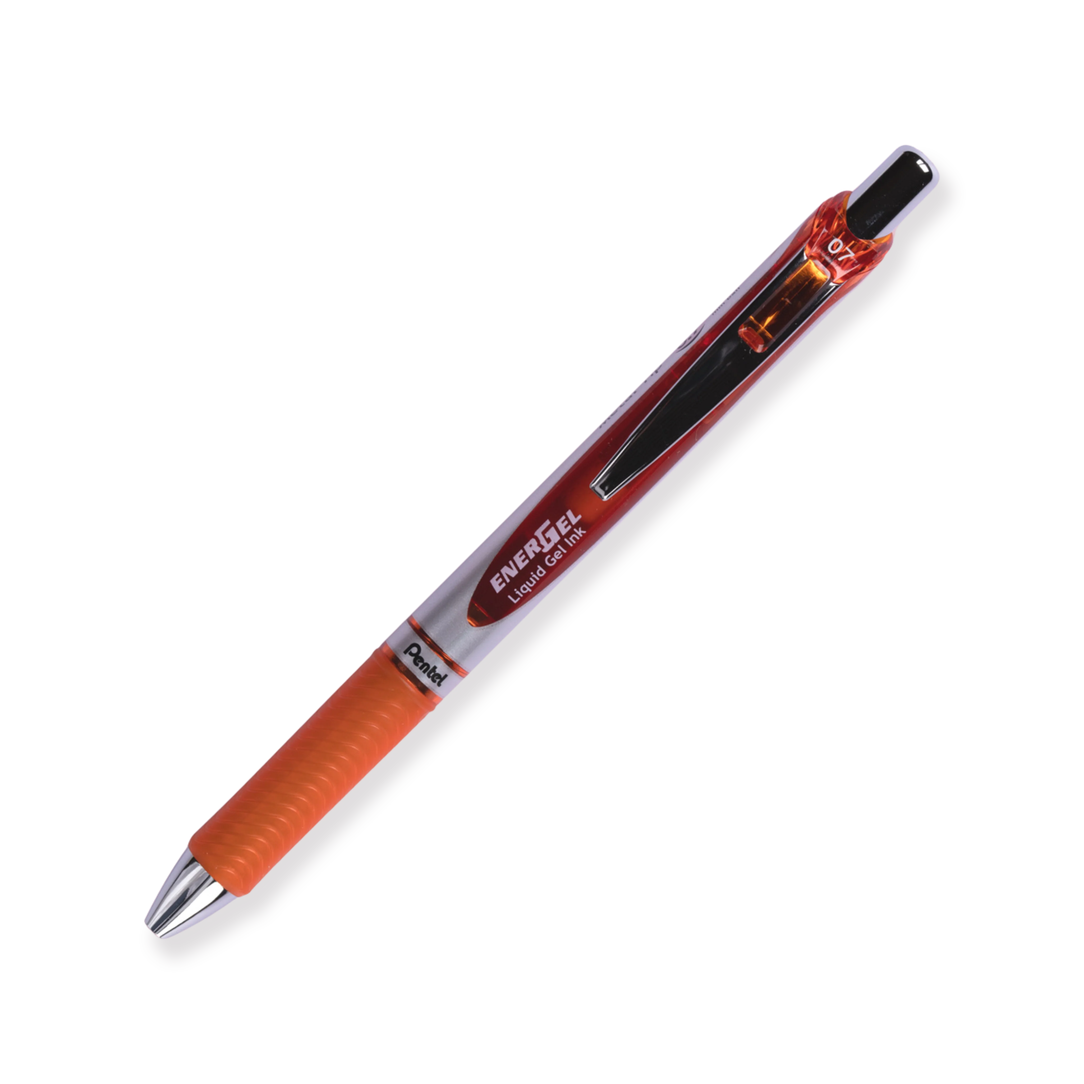 Pentel EnerGel RTX Gel Pen - Conical - 0.7 mm - Orange