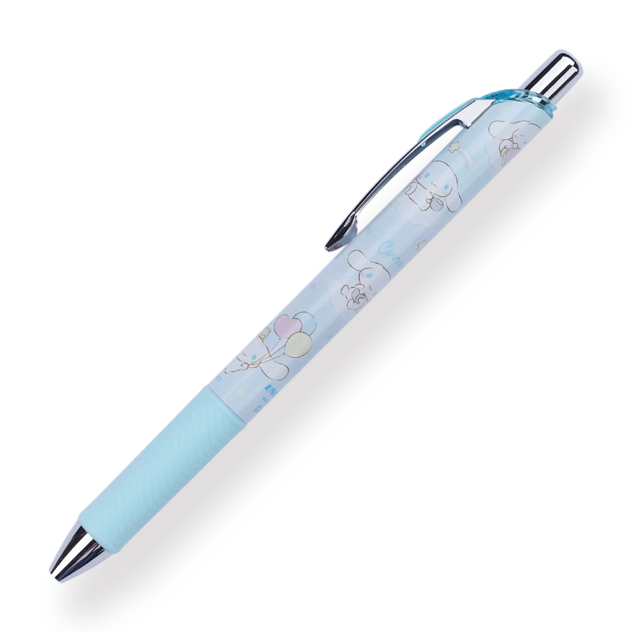 Pentel EnerGel x Sanrio Gel Pen - 0.5 mm - Cinnamoroll - Light Blue Body