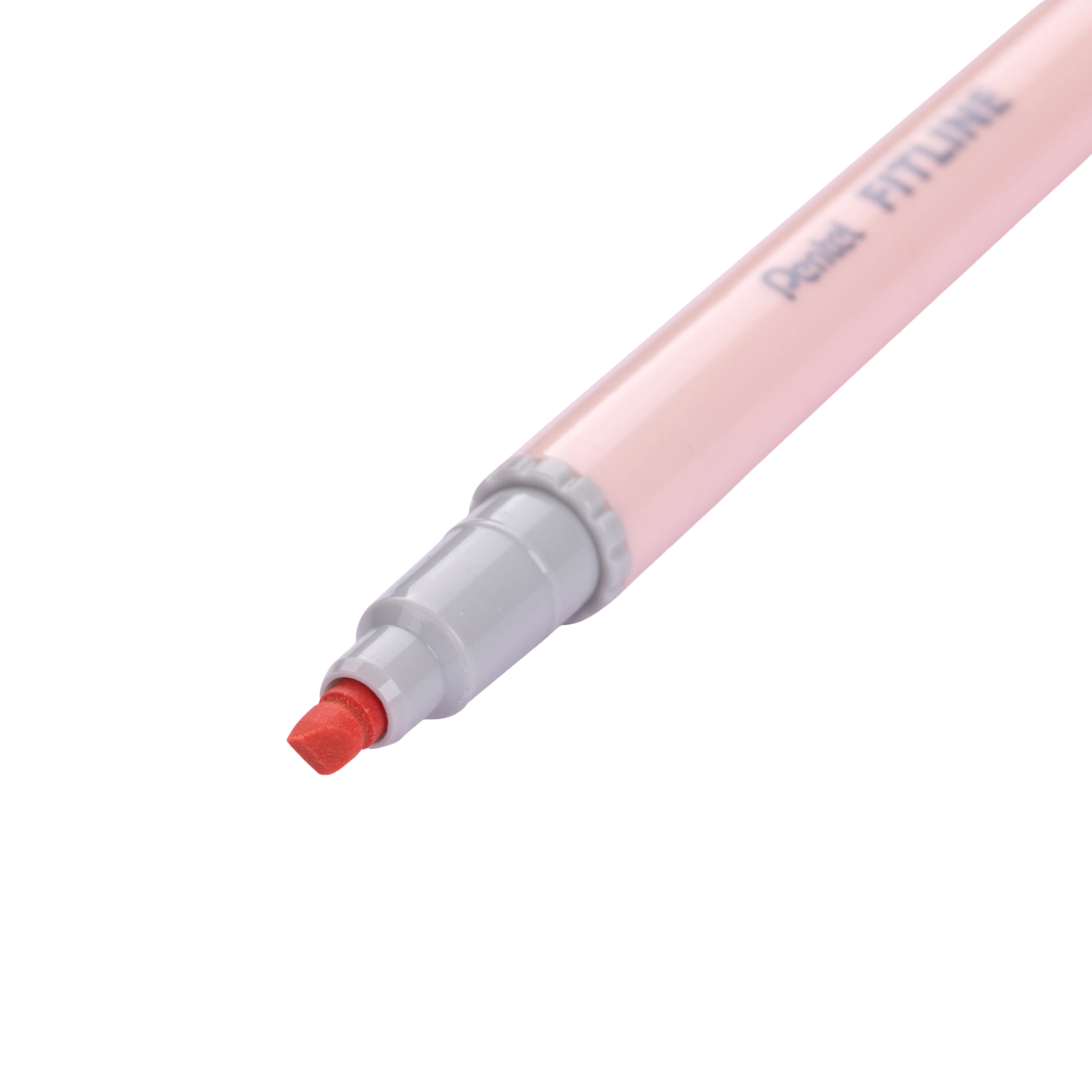 Pentel Fitline Double-Sided Highlighter - Chisel/Fine Tip - Pastel Orange - Image 2