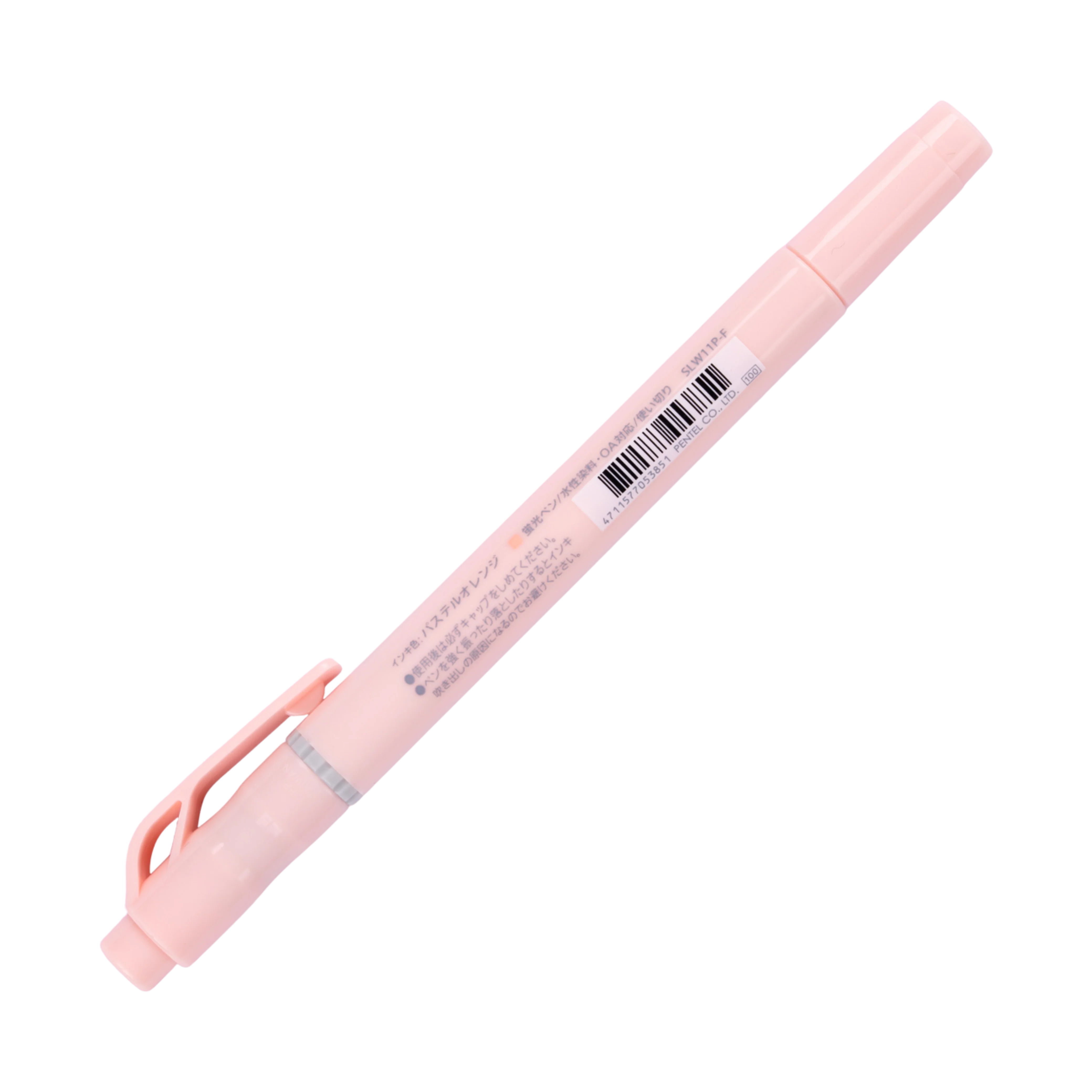 Pentel Fitline Double-Sided Highlighter - Chisel/Fine Tip - Pastel Orange - Image 4