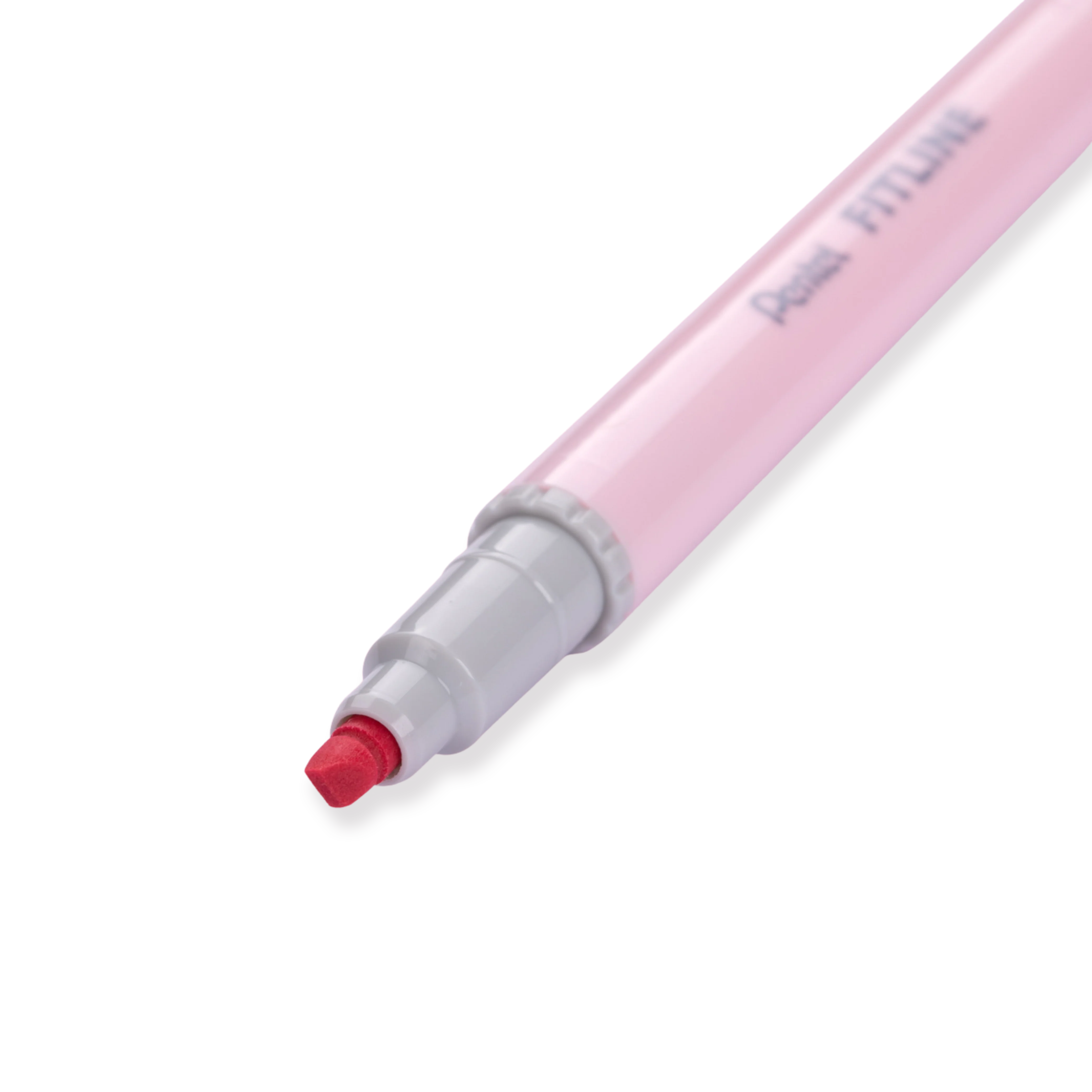 Pentel Fitline Double-Sided Highlighter - Chisel/Fine Tip - Pastel Pink - Image 2