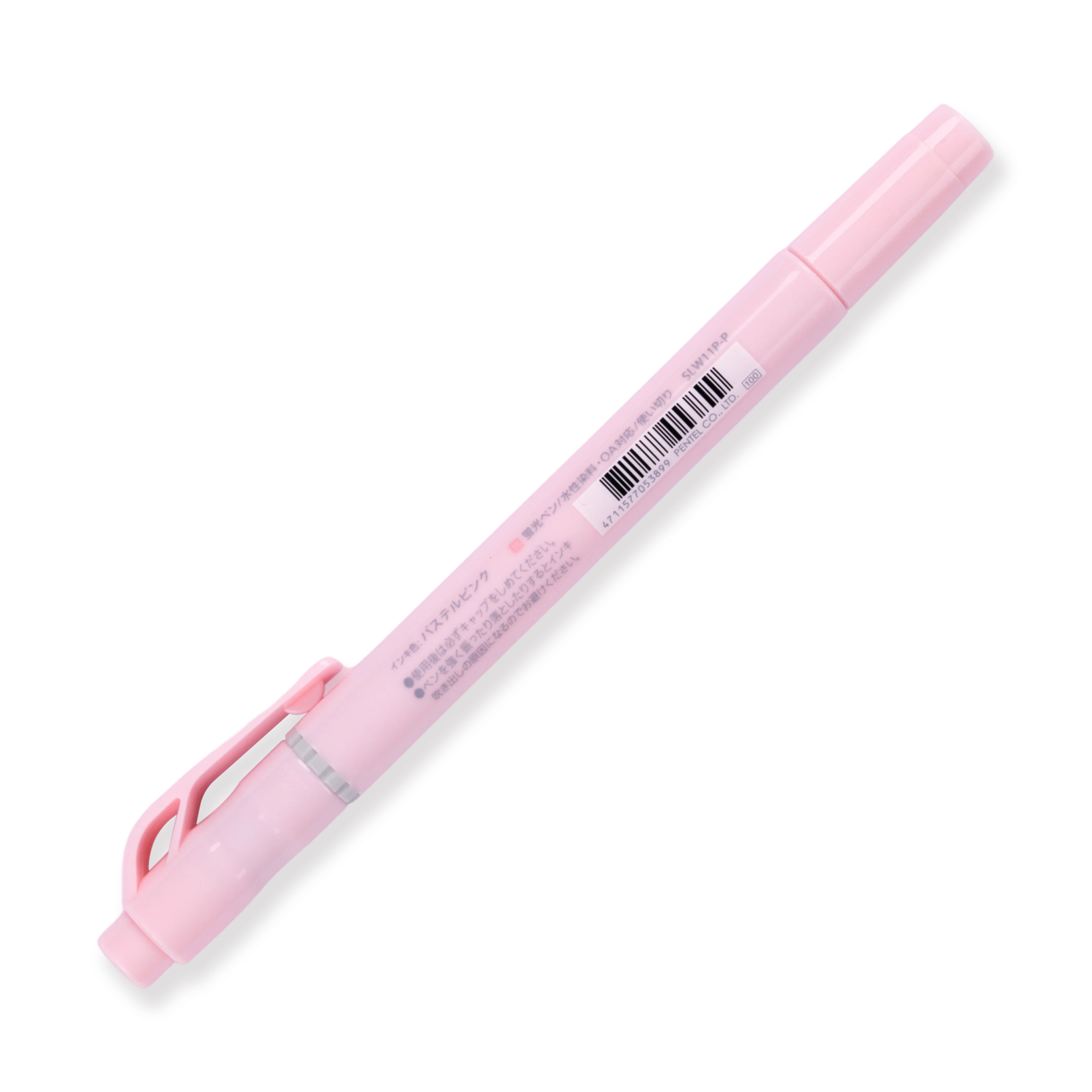 Pentel Fitline Double-Sided Highlighter - Chisel/Fine Tip - Pastel Pink - Image 4
