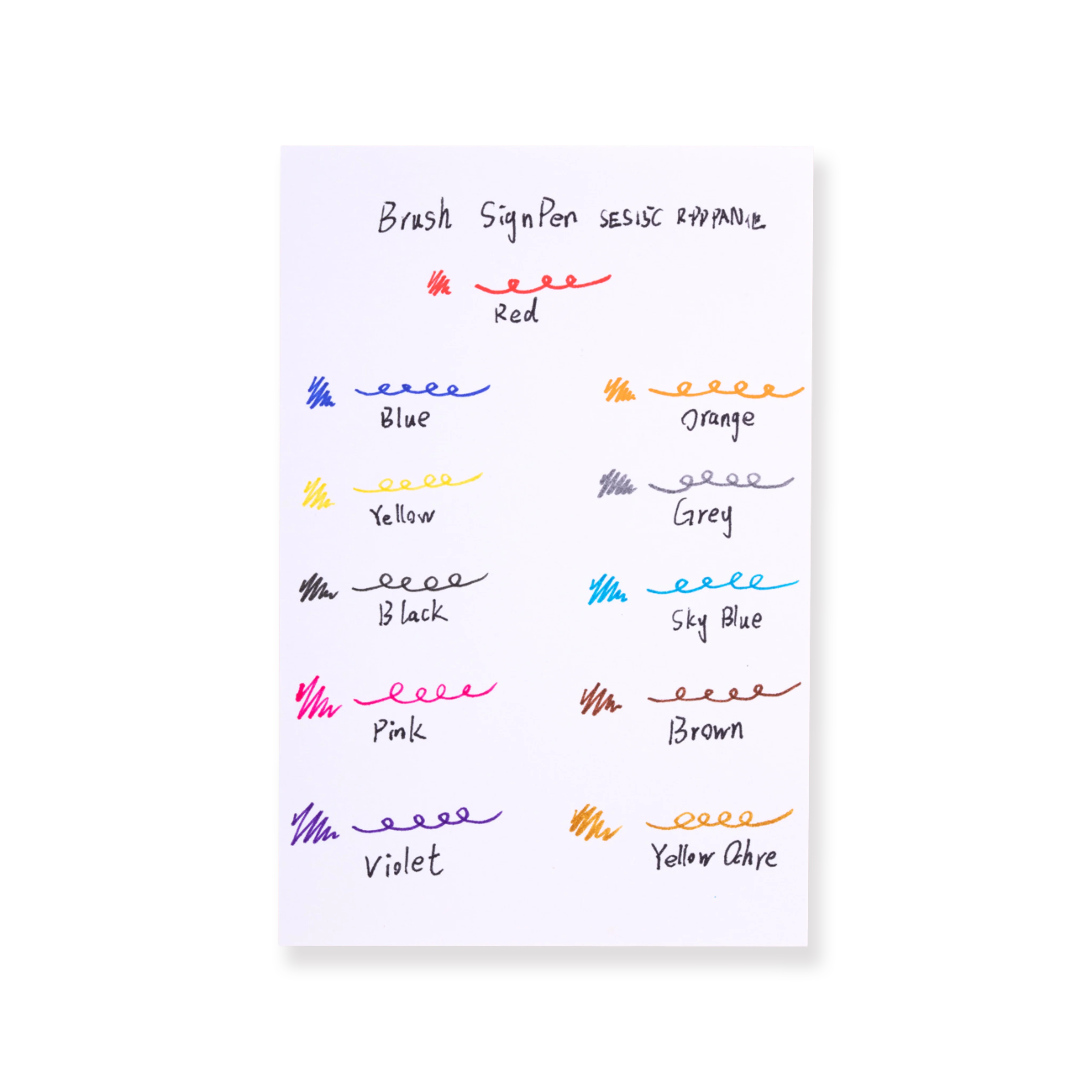 Pentel Fude Touch Brush Sign Pen - Violet - Image 4
