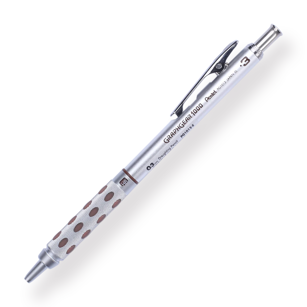 Pentel GraphGear 1000 Mechanical Pencil - 0.3 mm - Brown
