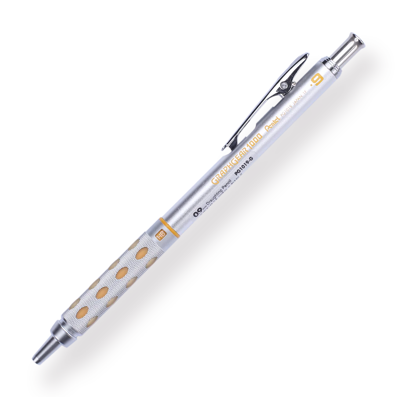 Pentel GraphGear 1000 Mechanical Pencil - 0.9 mm - Yellow