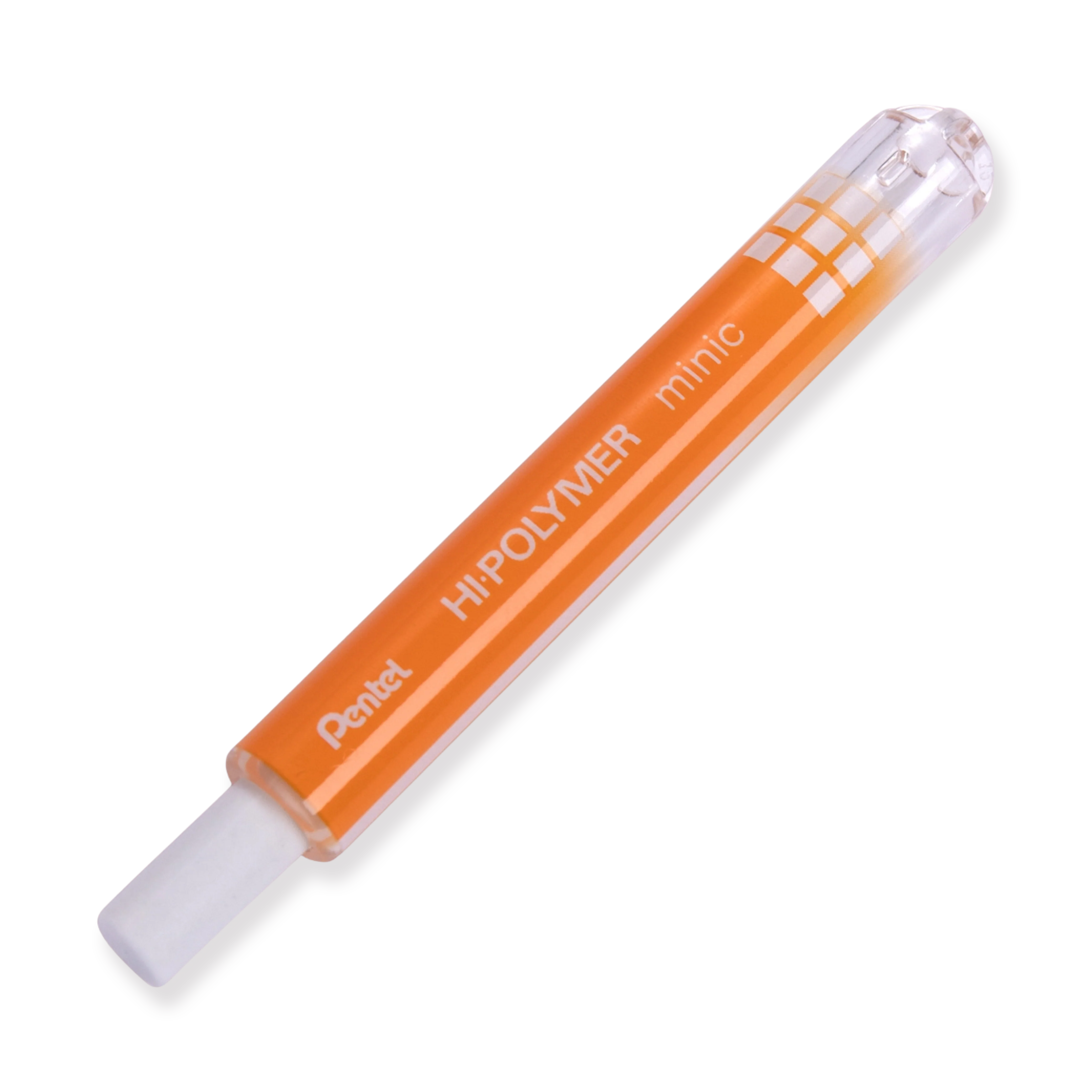 Pentel Hi-Polymer Minic Eraser ZE82 - Orange - Image 2