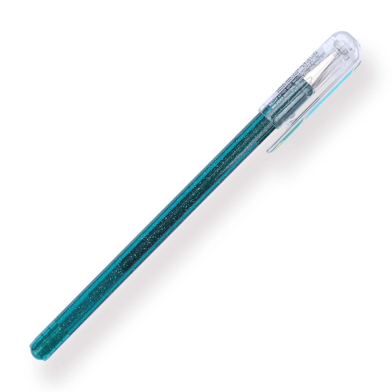 Pentel Hybrid Dual Metallic Gel Pen 1.0mm - Green + Metallic Blue - Image 3