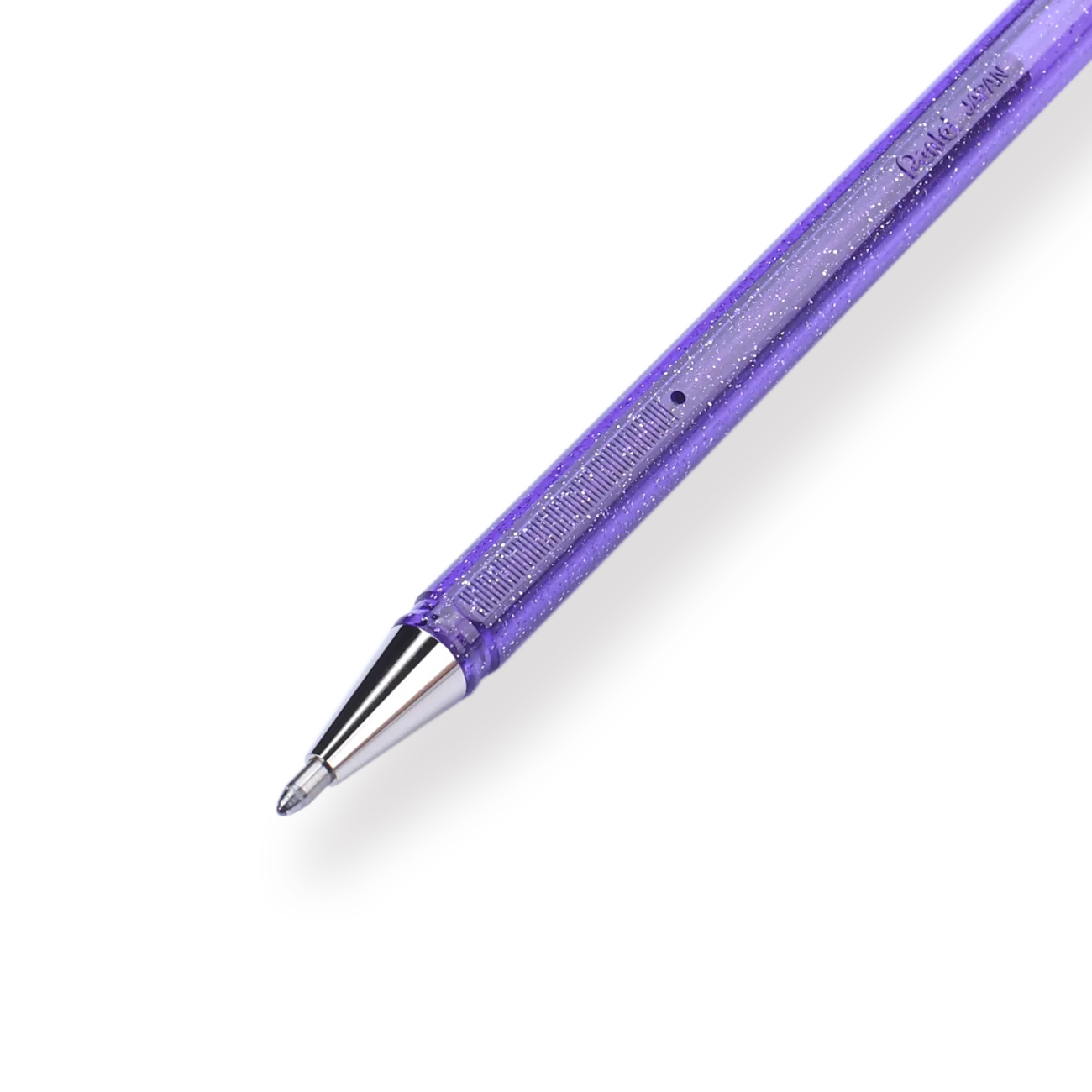 Pentel Hybrid Dual Metallic Liquid Gel Roller Mellow Color Series - 1.0mm - Light Violet + Metallic Red & Blue - Image 2
