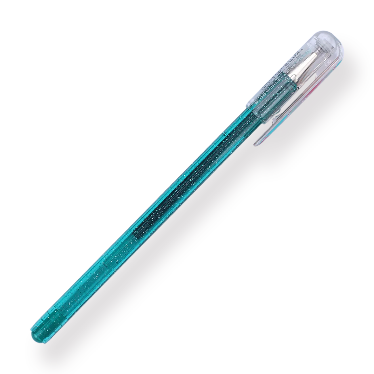 Pentel Hybrid Dual Metallic Liquid Gel Roller Mellow Color Series - 1.0mm - Turquoise Green + Metallic Red & Green - Image 3
