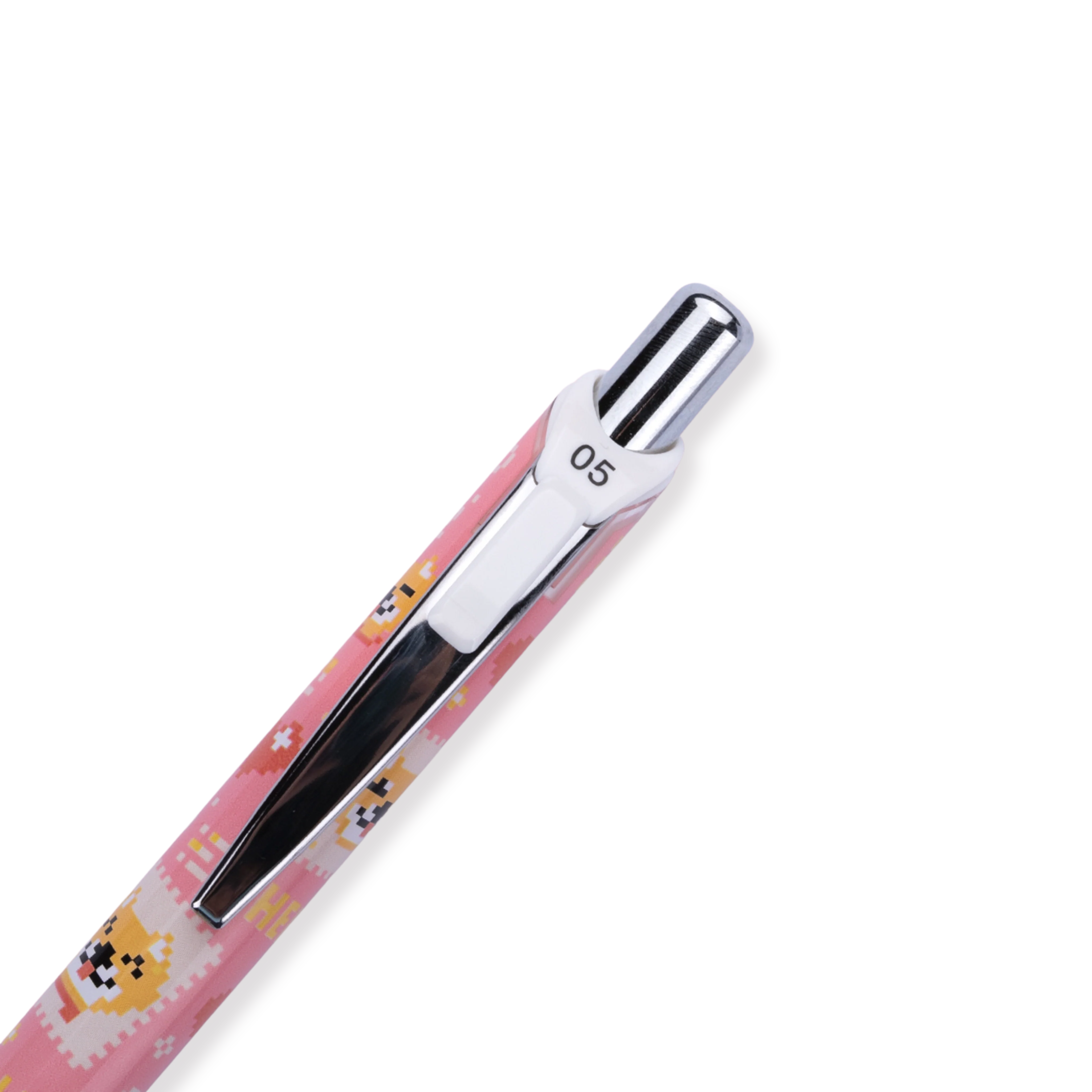 Pentel Limited Edition Energel Kawaii +5 Retractable Gel Roller Pen - Shiba Inu Dog - Image 3