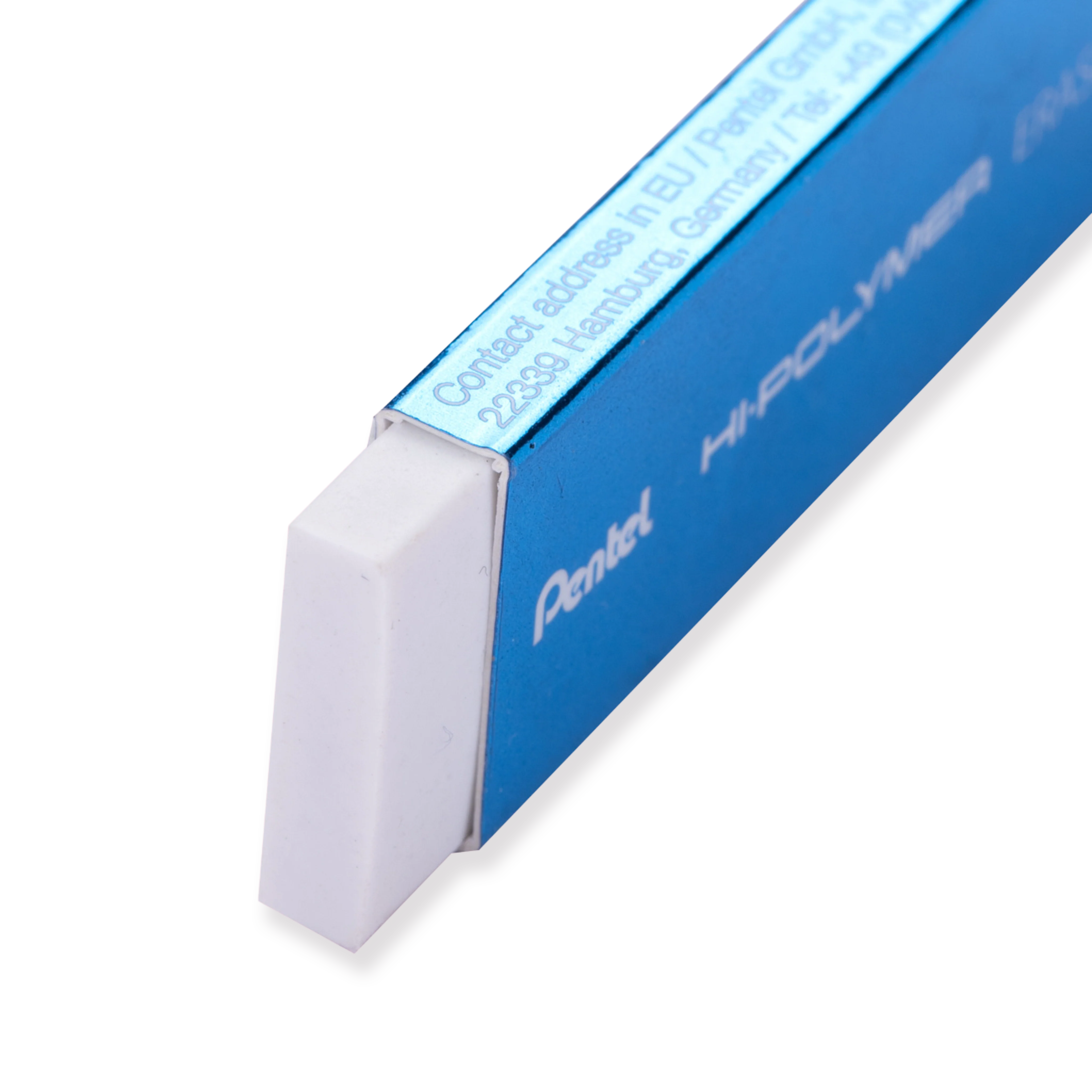 Pentel Slim Hi-Polymer Eraser - Metallic Blue - Image 2