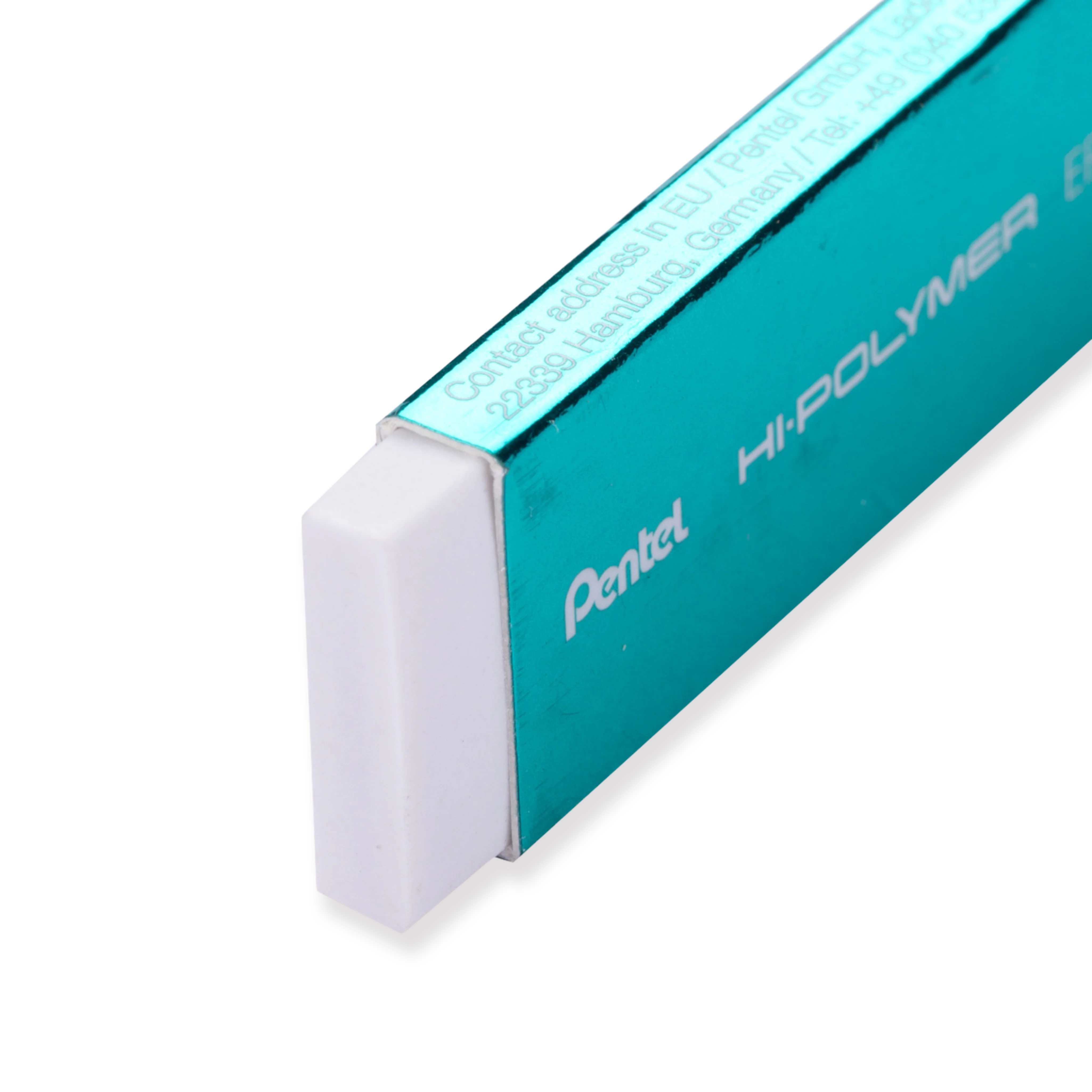 Pentel Slim Hi-Polymer Eraser - Metallic Green - Image 2