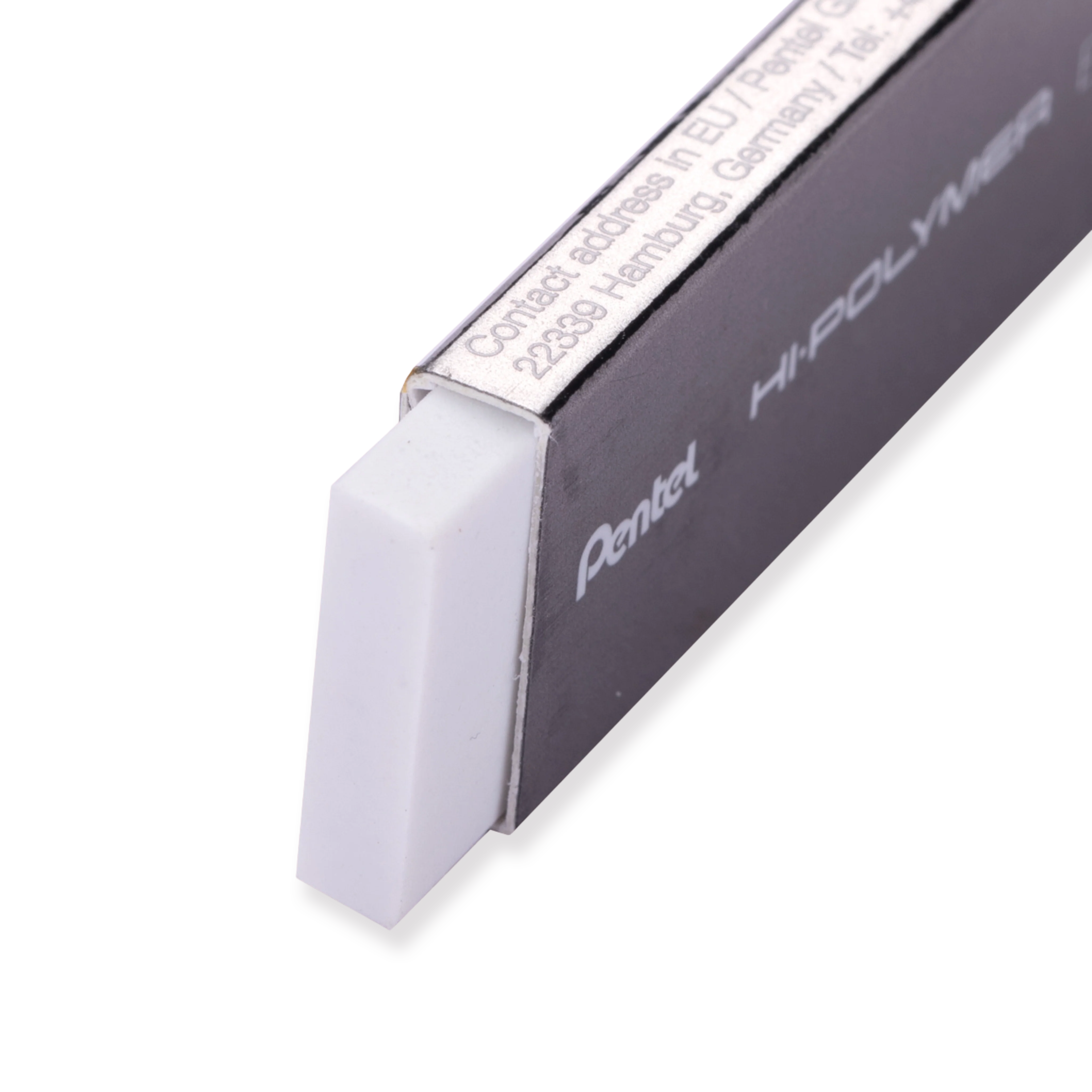 Pentel Slim Hi-Polymer Eraser - Silver - Image 2