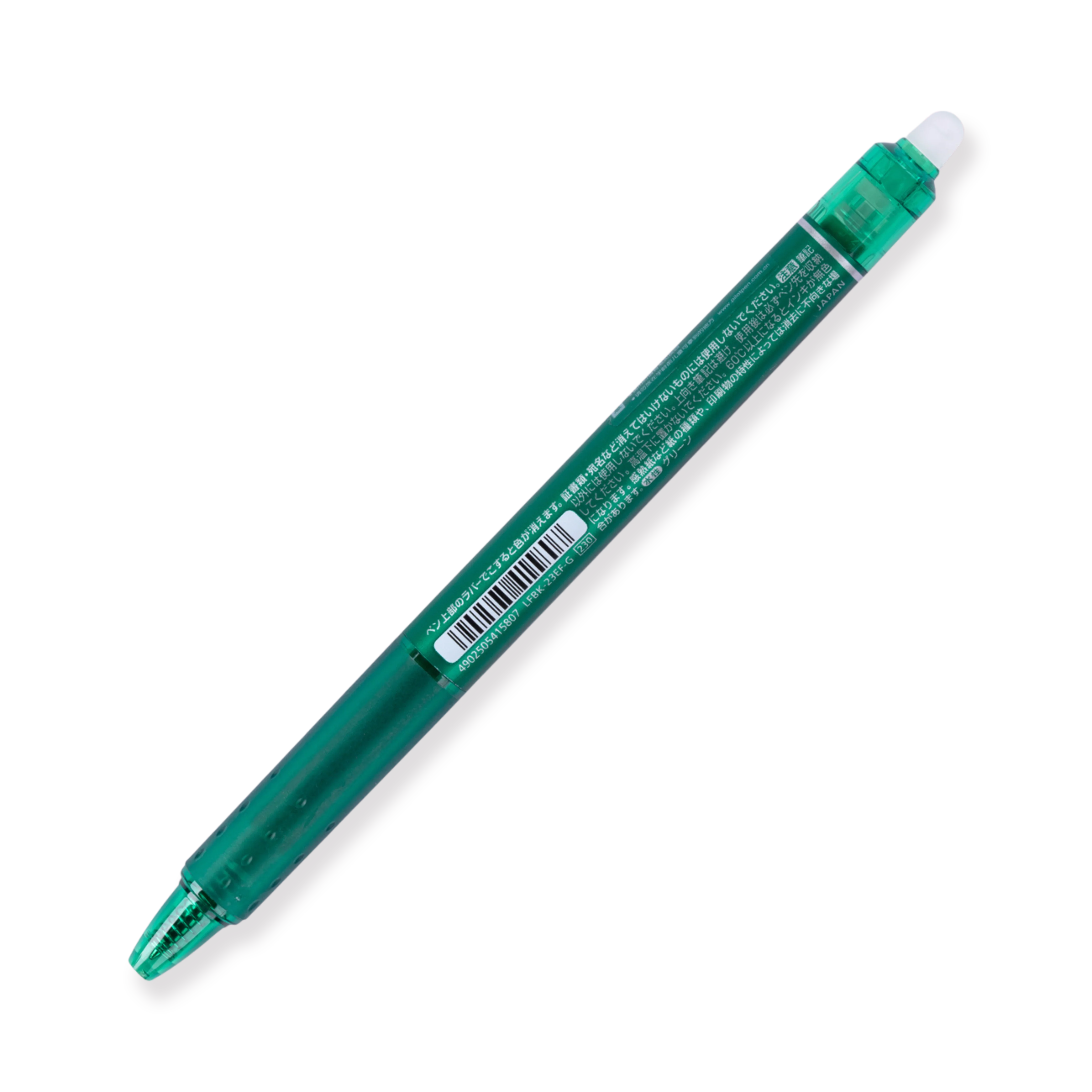 Pilot FriXion Ball Clicker Erasable Gel Pen 0.5 mm - Green - Image 4