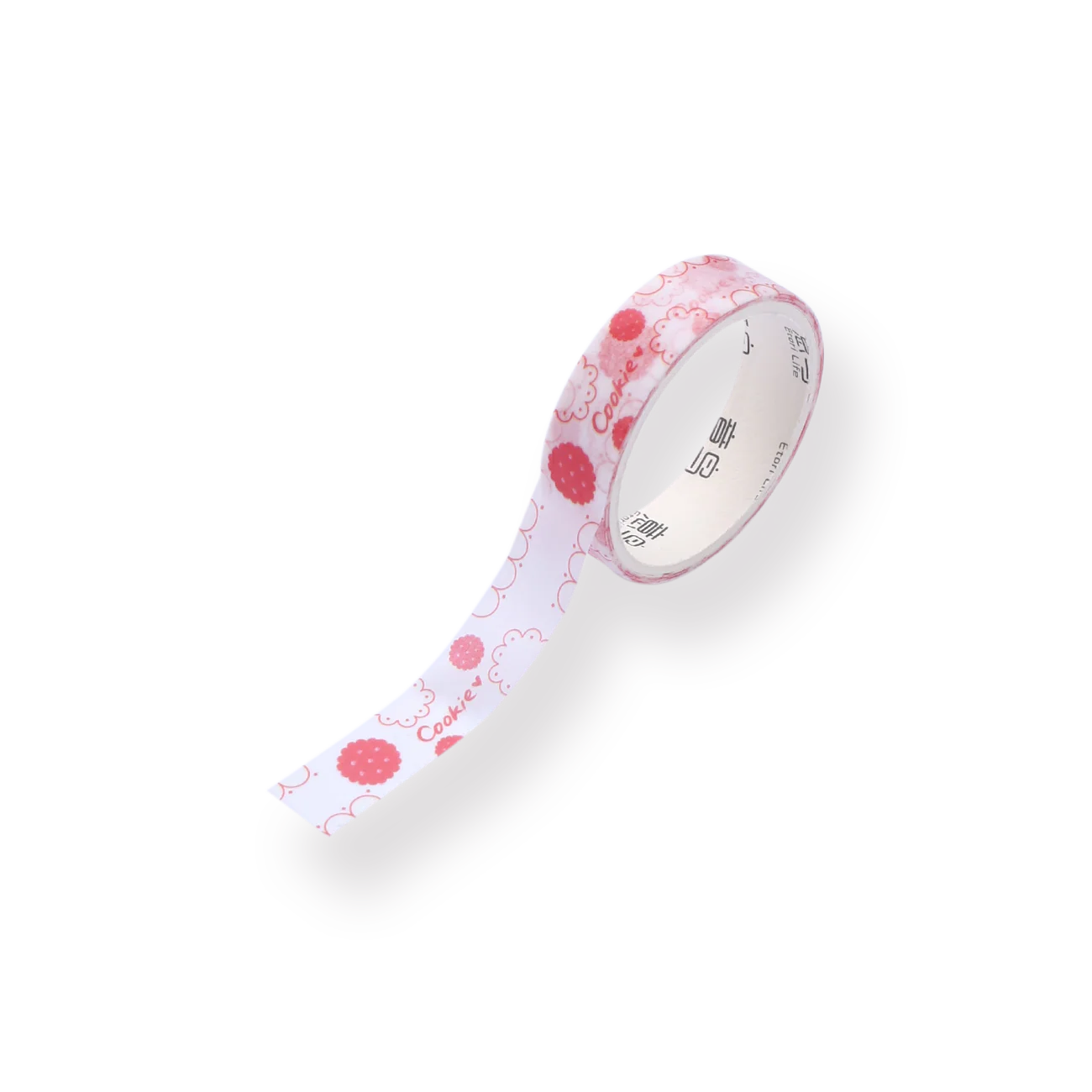 Pink Heartbeat Washi Tape - Set of 5 - Image 3