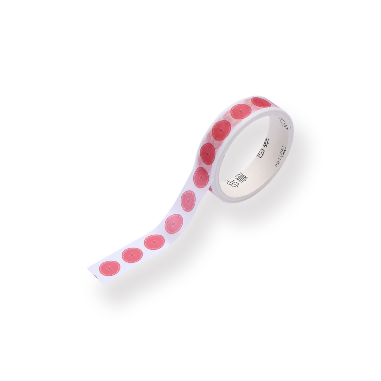 Pink Heartbeat Washi Tape - Set of 5 - Image 4