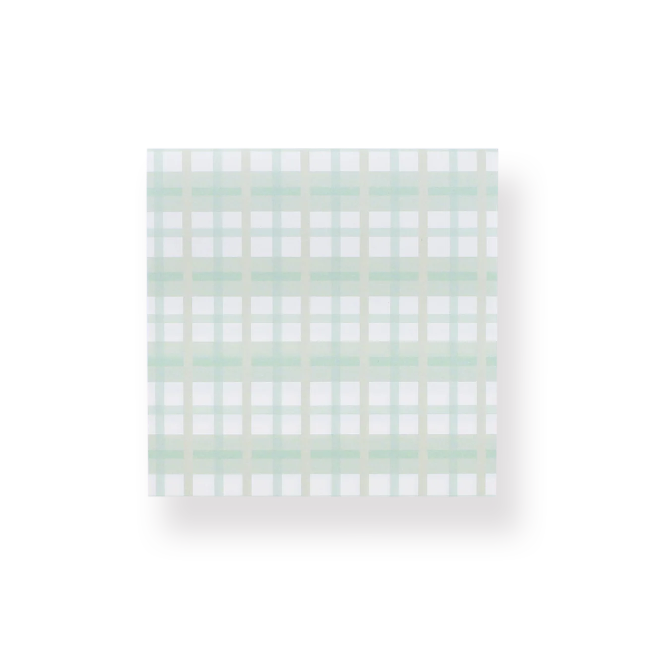 Plaid Pull-Out Sticky Notes - Green - Image 3