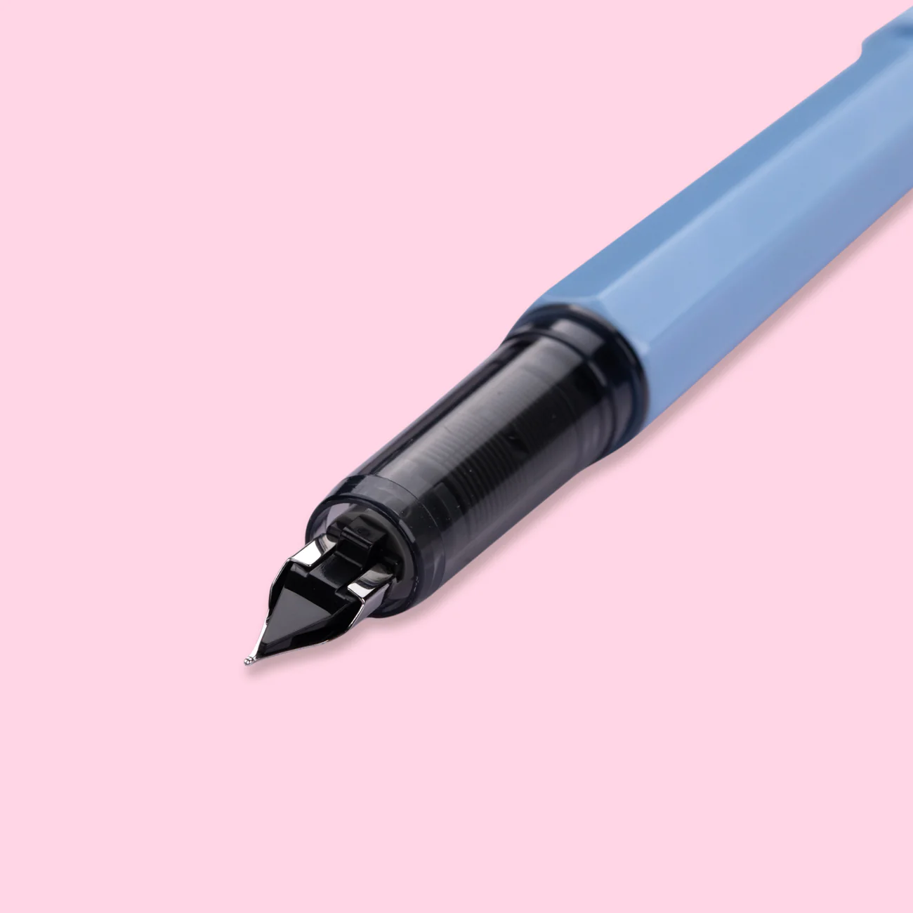 Platinum Little Shooting Star Fountain Pen - Fine Nib - Lake Blue - Image 3