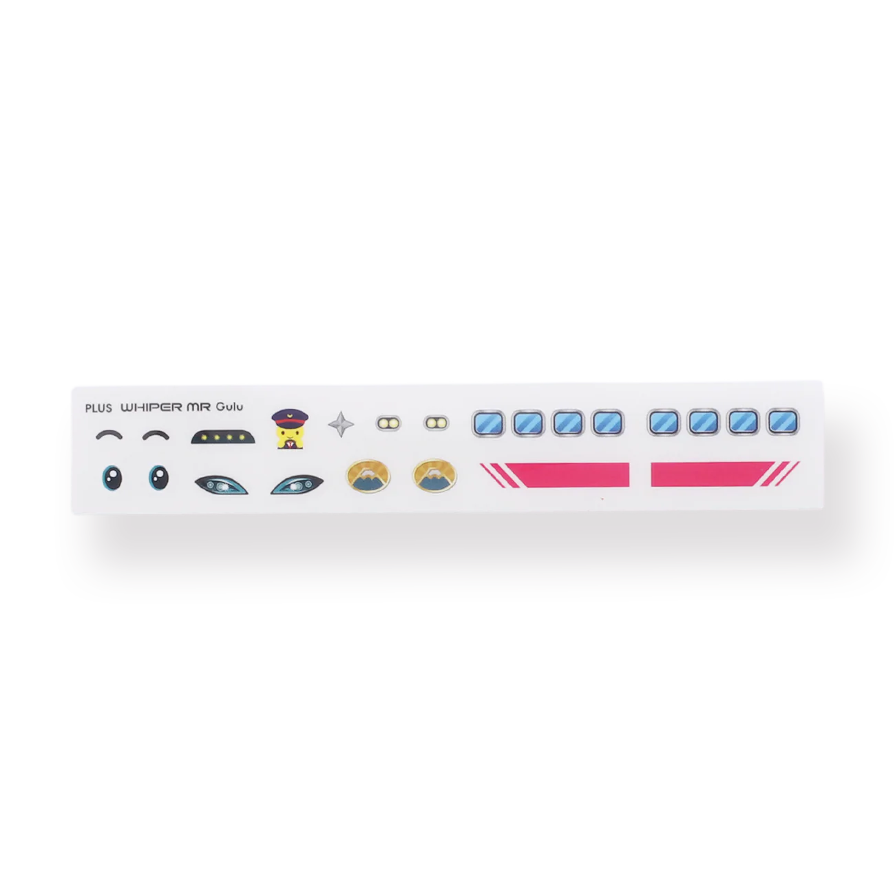 Plus Whiper Mr Gulu Correction Tape - Train - Red - Image 5