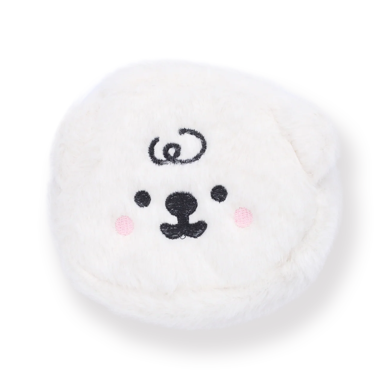 Plushy Bear Coin Purse - White