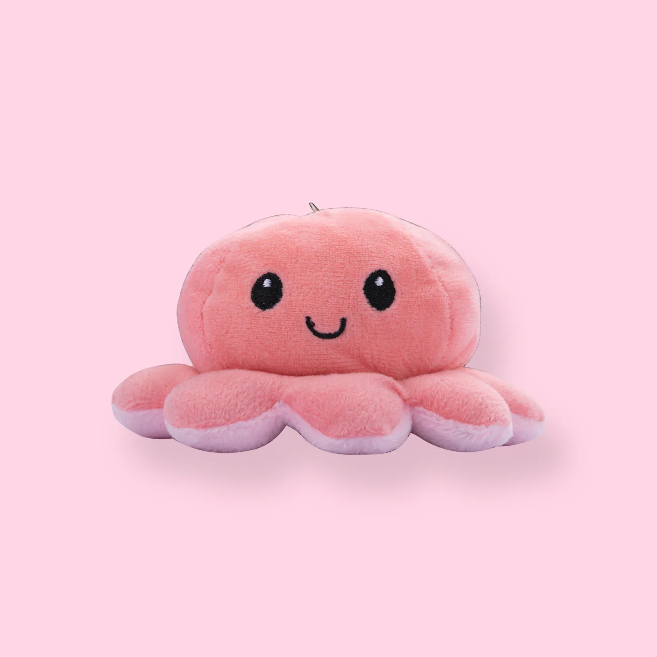Plushy Octopus Keychain - Pink