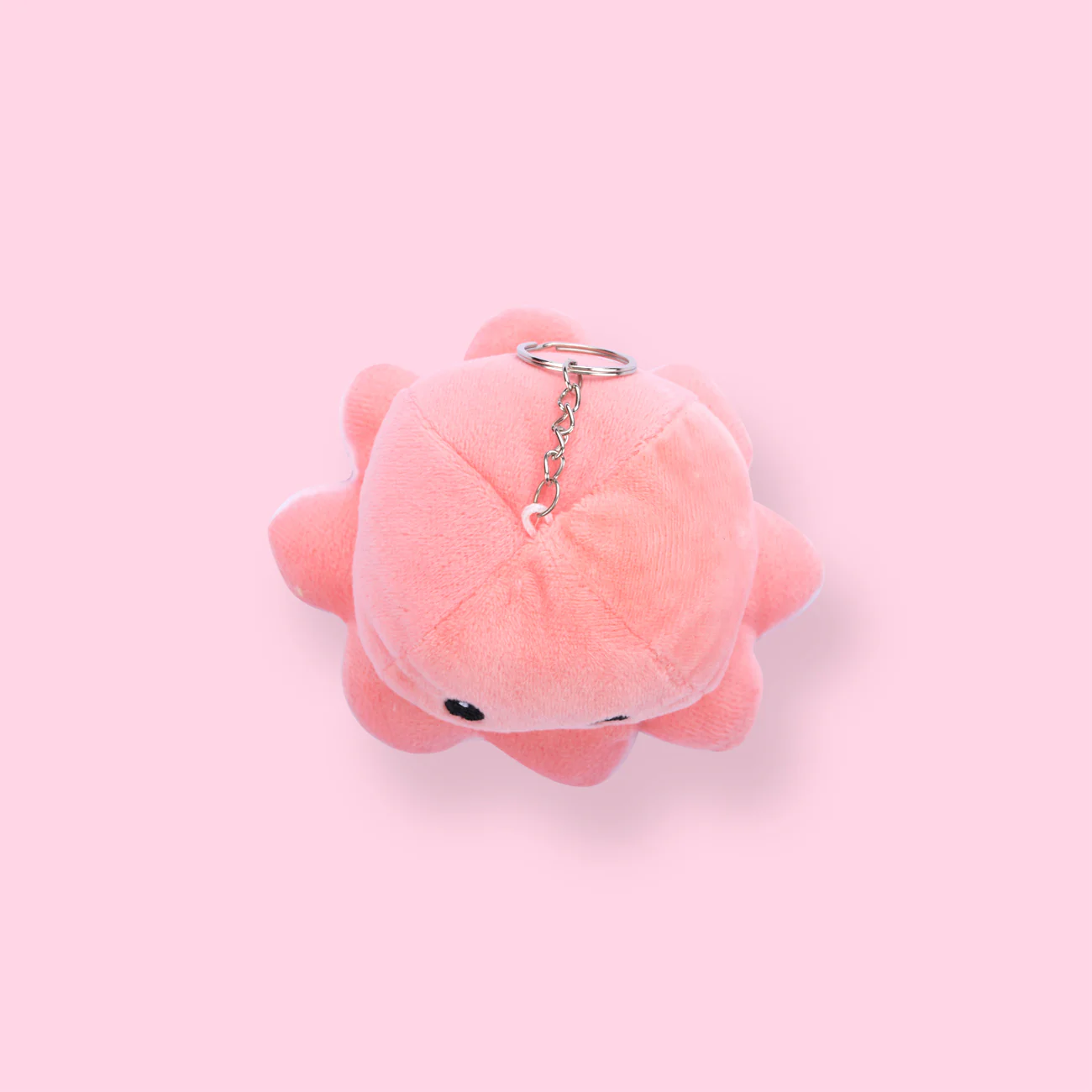 Plushy Octopus Keychain - Pink - Image 4