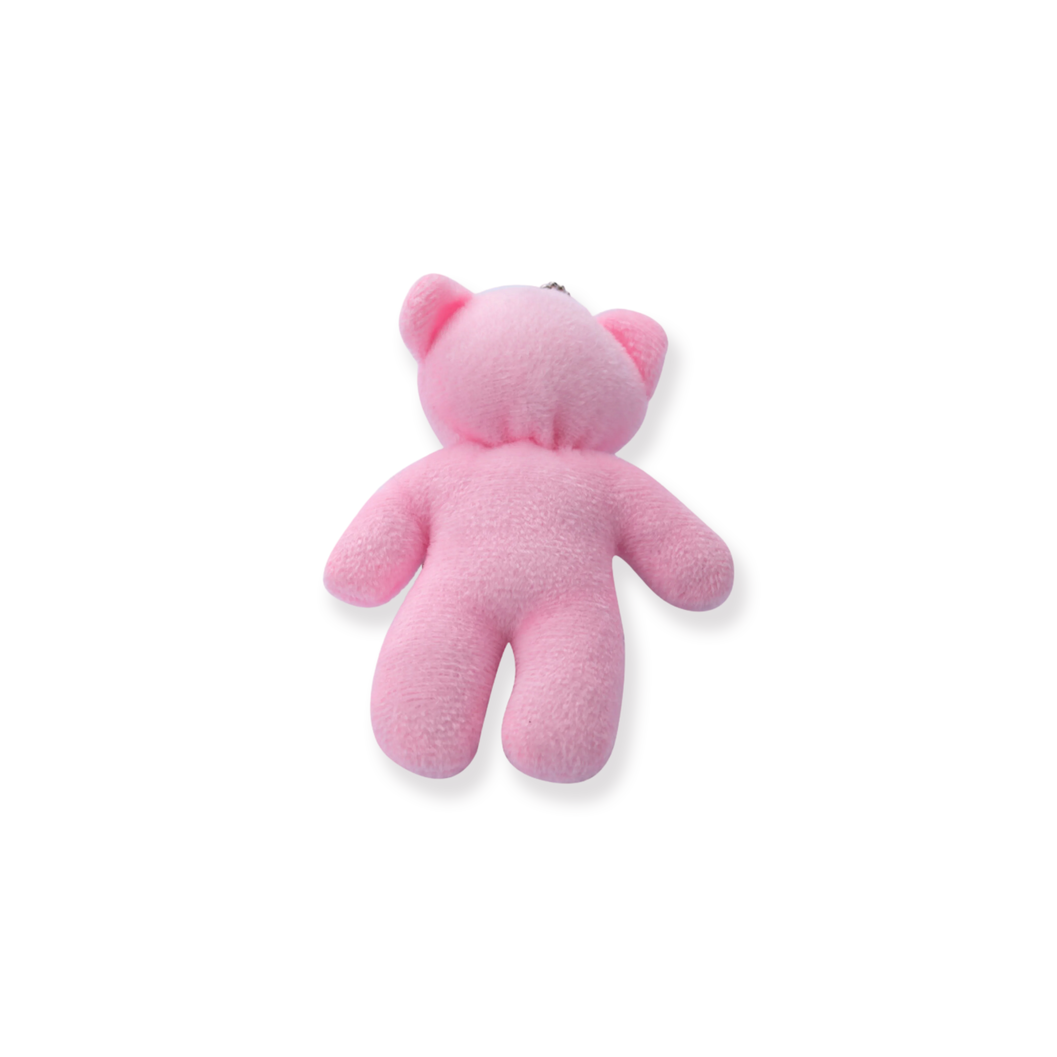 Plushy Teddy Bear Keychain - Pink - Image 2