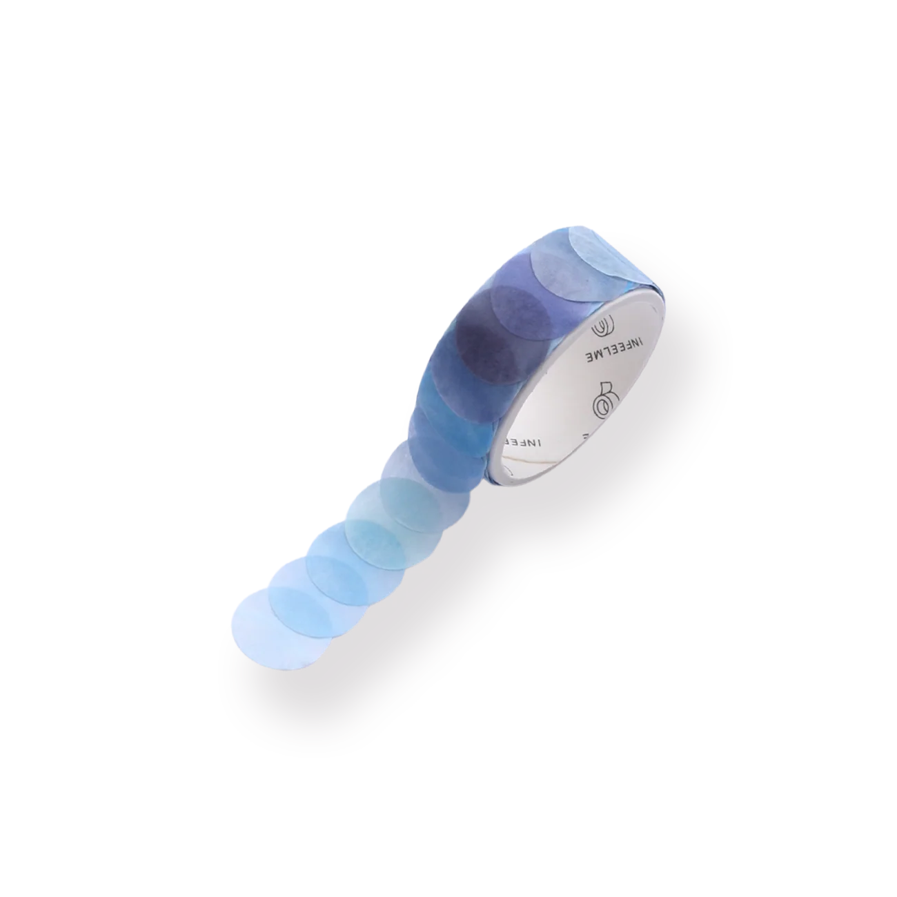 Polka Dot Washi Sticker - Blue