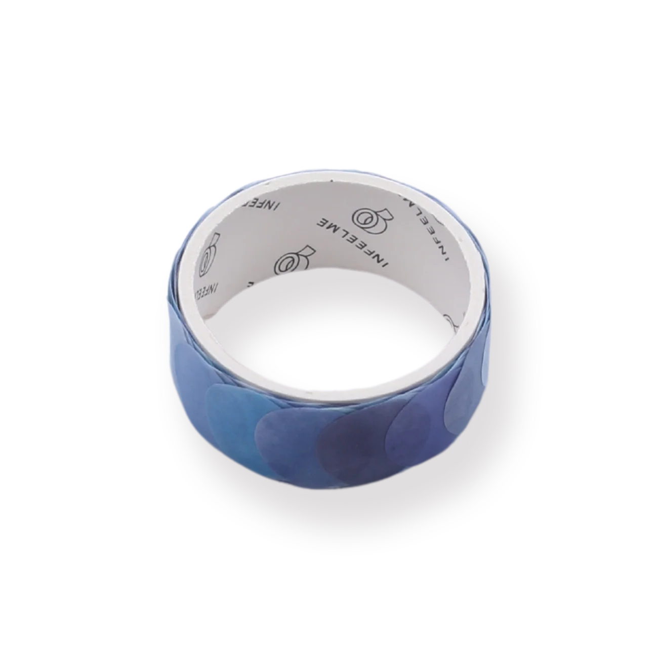 Polka Dot Washi Sticker - Blue - Image 2