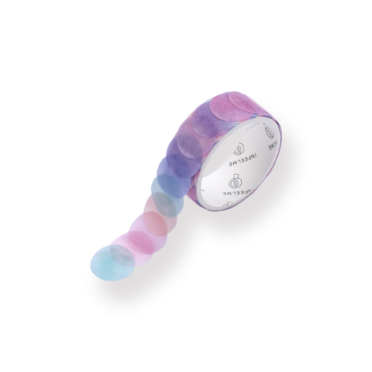 Polka Dot Washi Sticker - Purple