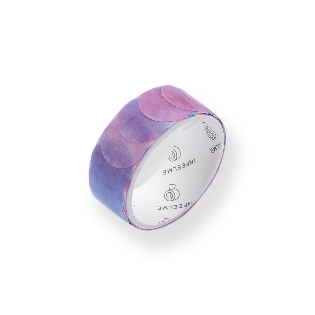 Polka Dot Washi Sticker - Purple - Image 2