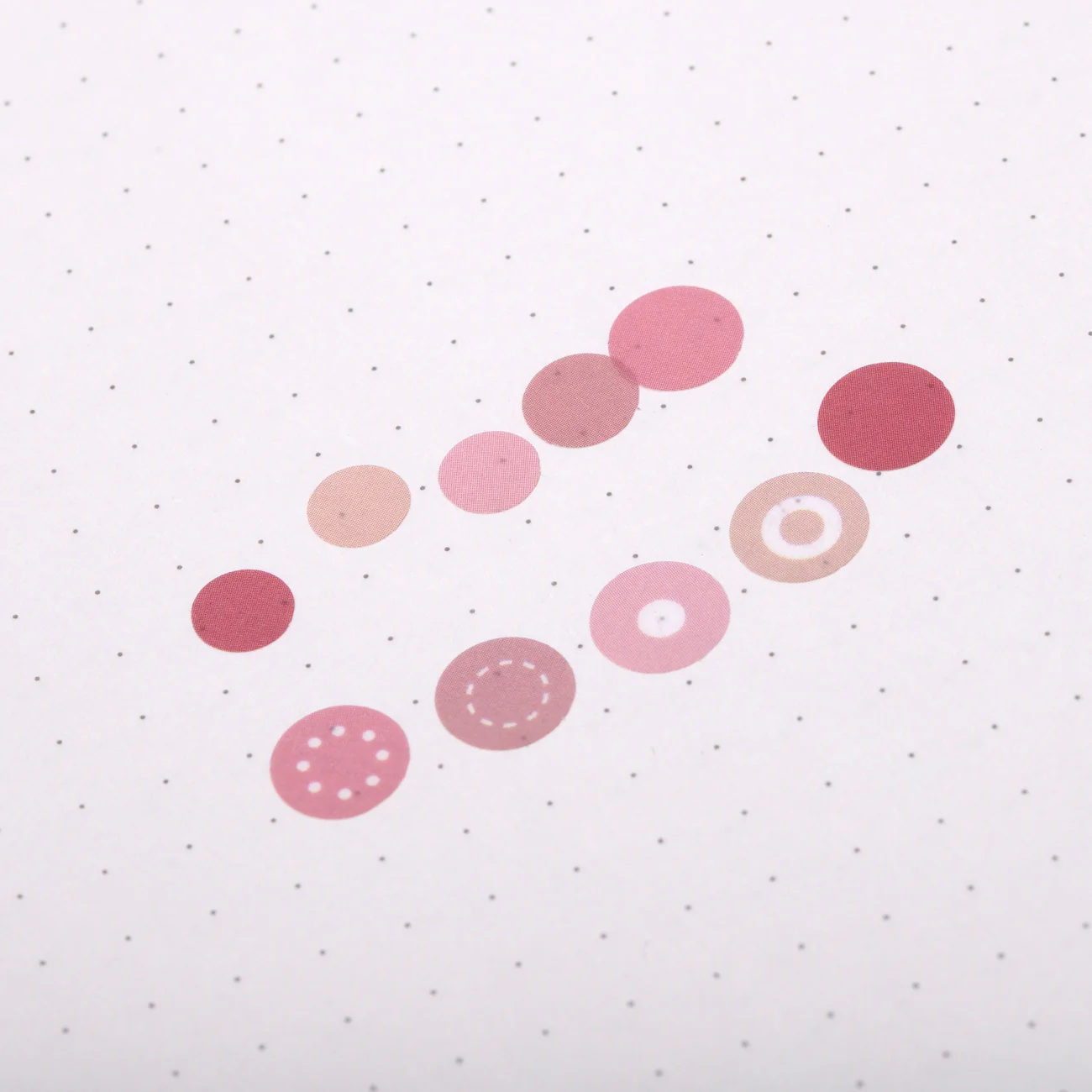 Polka Dot Washi Sticker - Red - Image 2