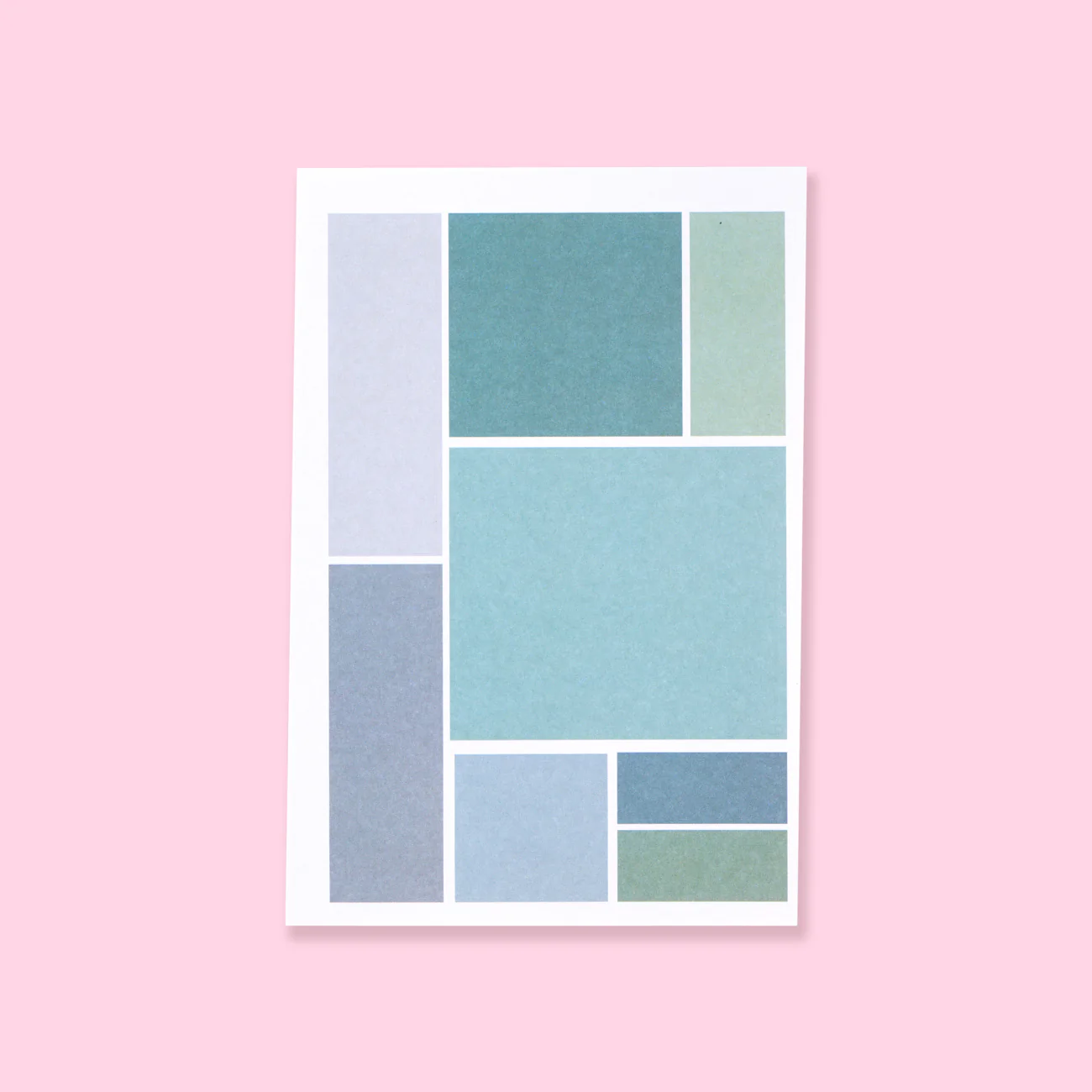 Rectangle Square Circle Stickers - Set of 4 - Green - Image 2