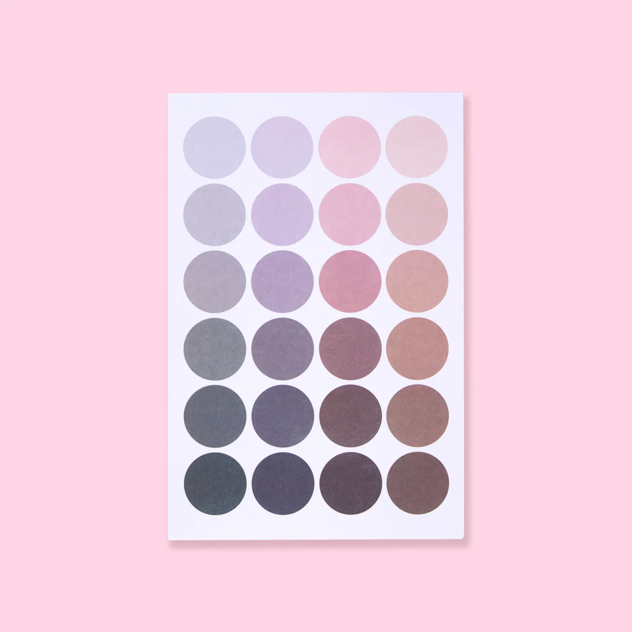 Rectangle Square Circle Stickers - Set of 4 - Pink - Image 5