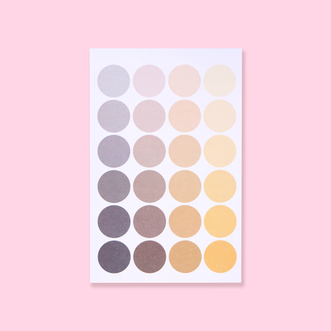 Rectangle Square Circle Stickers - Set of 4 - Yellow - Image 5