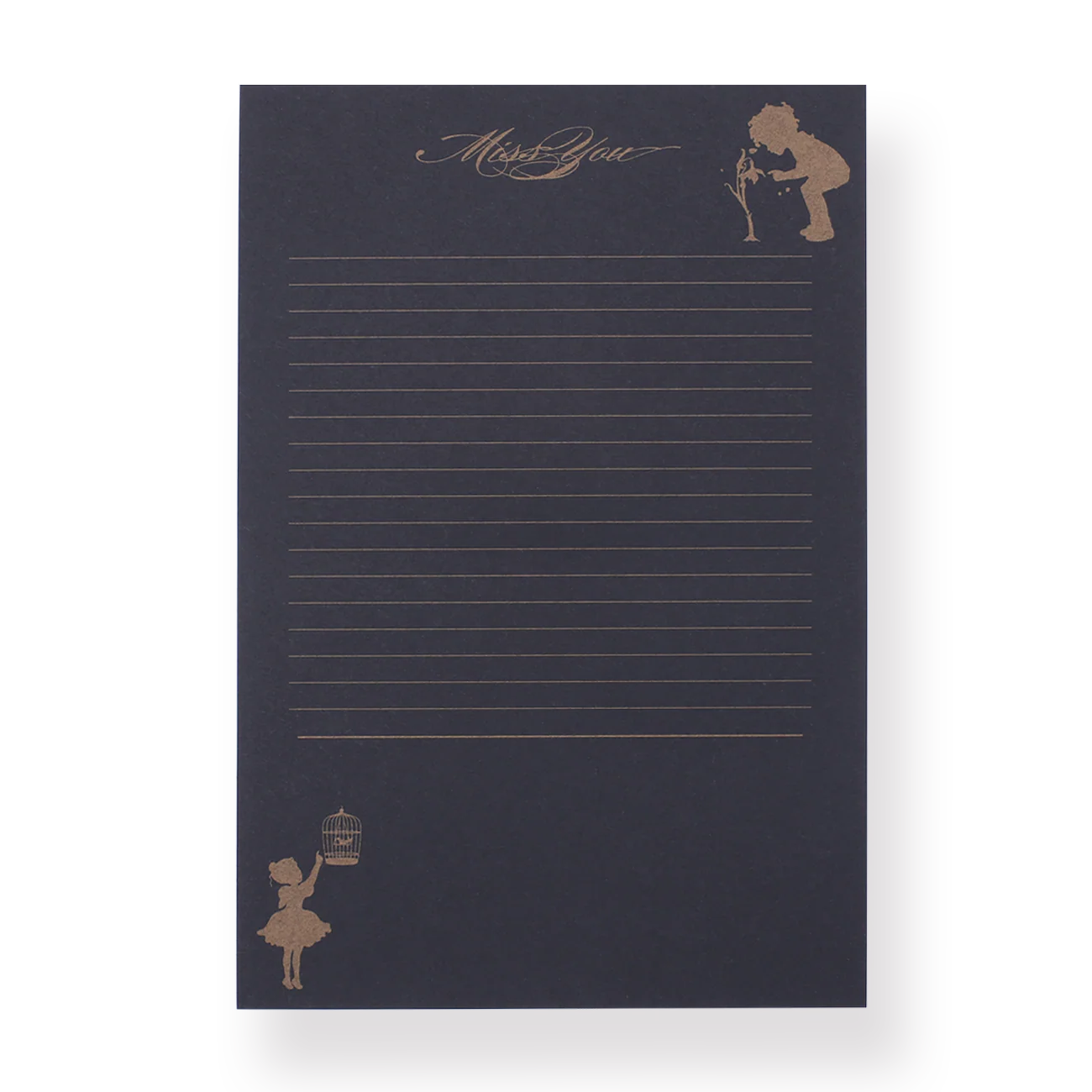 Retro Letter Paper - Black - Image 8