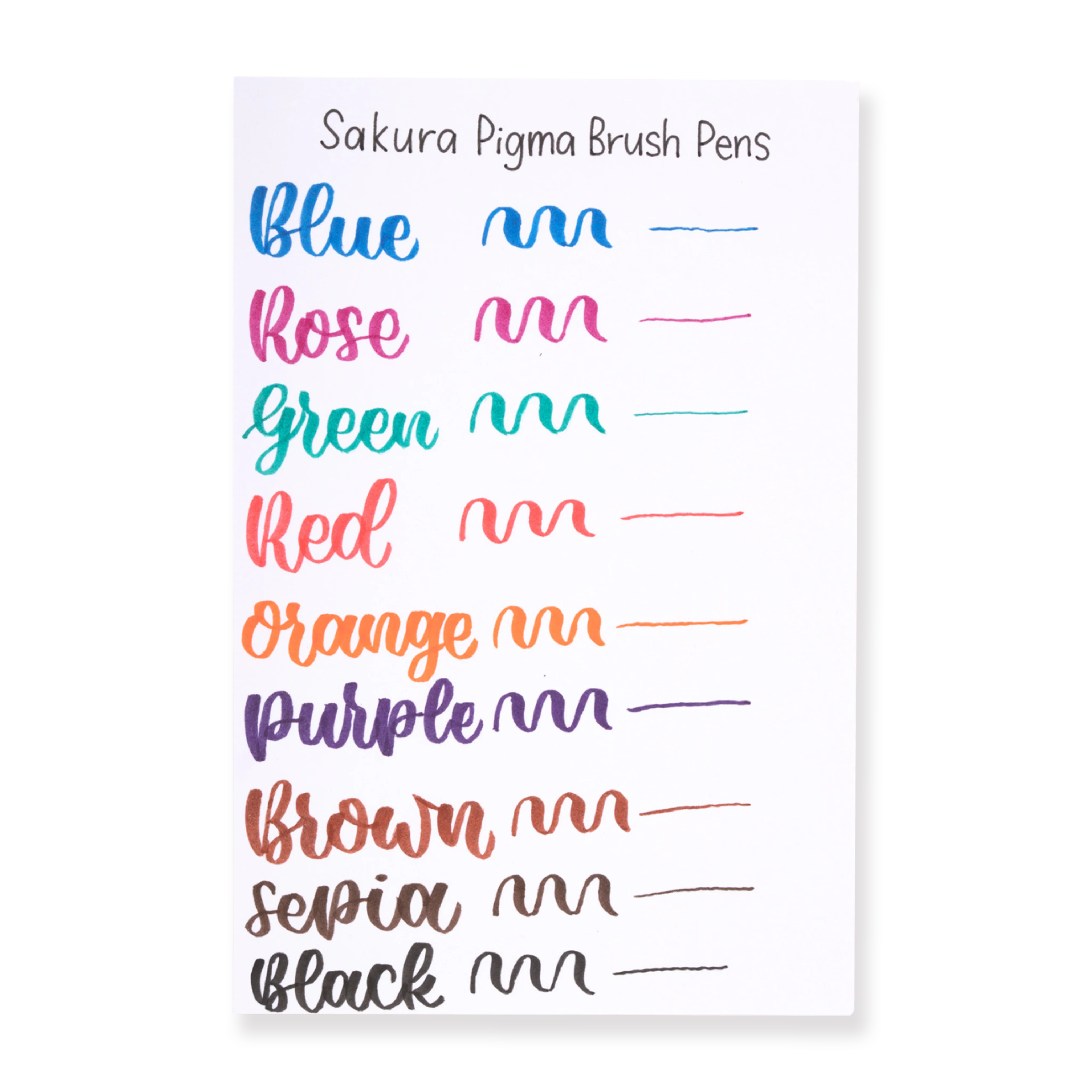 Sakura Pigma Brush Pen - Black - Image 3
