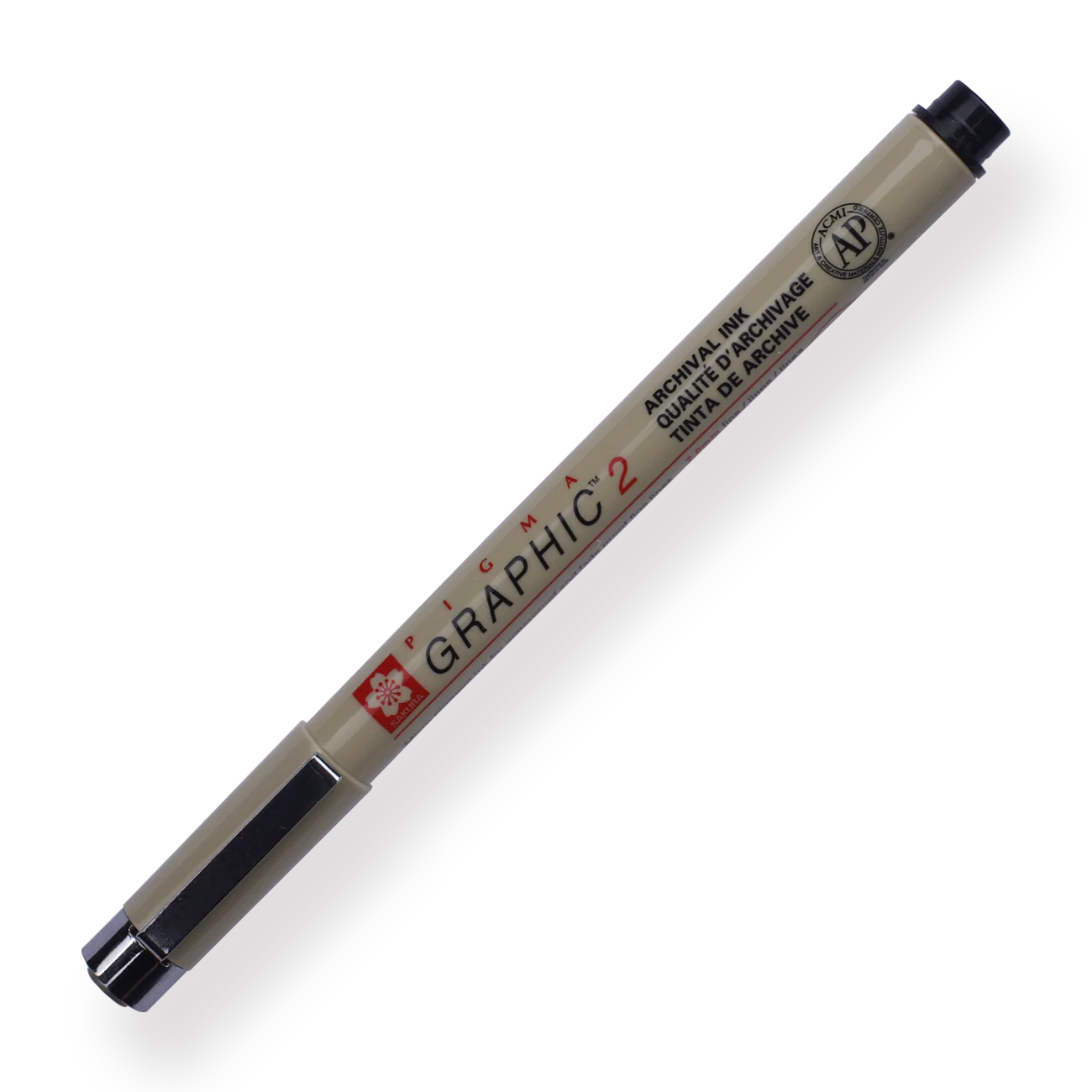Sakura Pigma Graphic Pen - Size 2 - 2.0 mm - Black