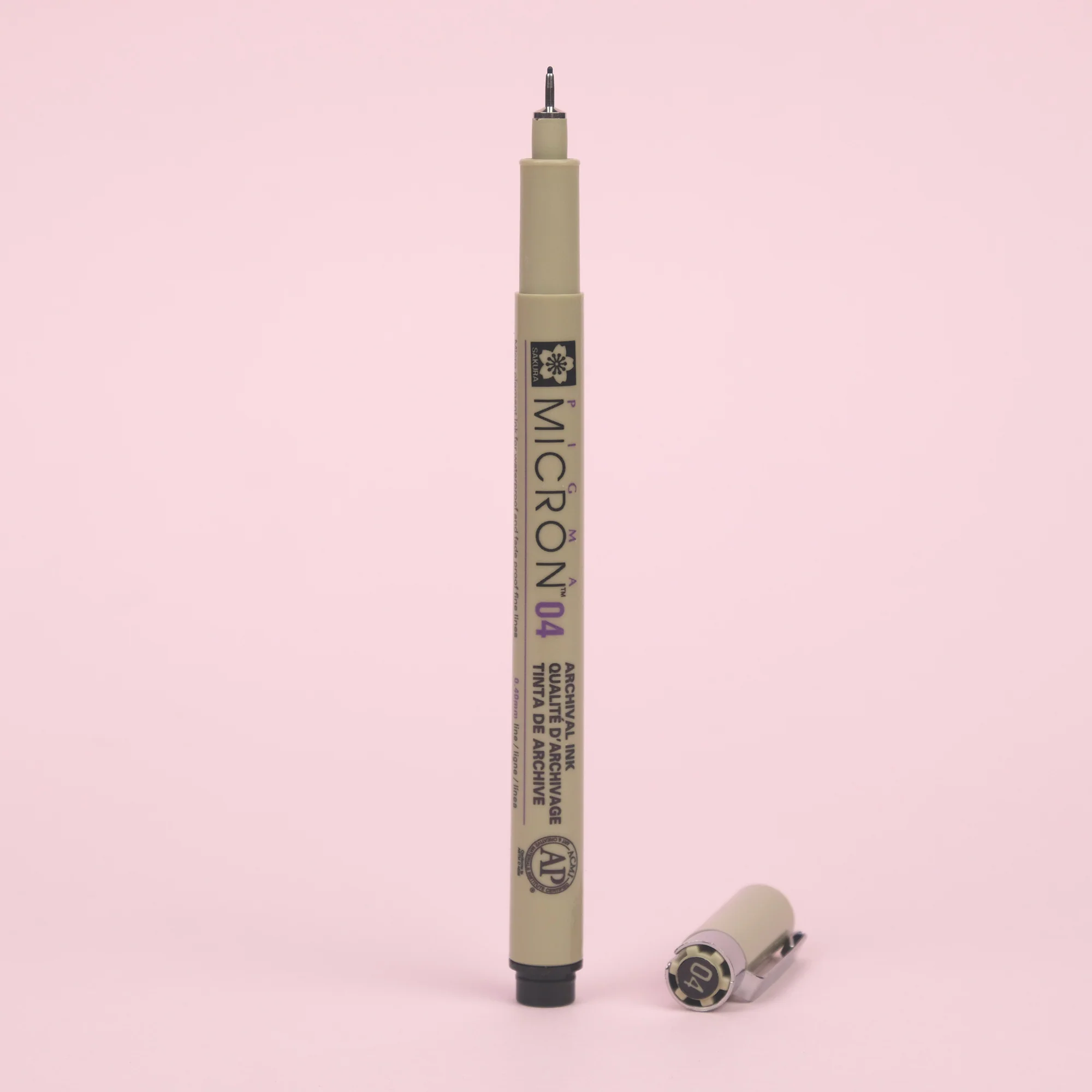 Sakura Pigma Micron Pen 04 - 0.40 mm - Black - Image 3